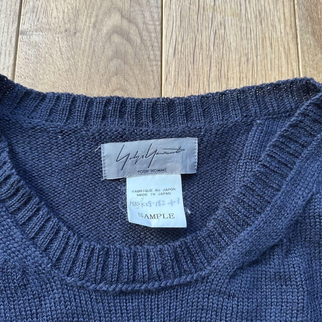 Yohji Yamamoto yohji yamamoto pour homme asymmetric knit Size US L / EU 52-54 / 3 - 7 Thumbnail