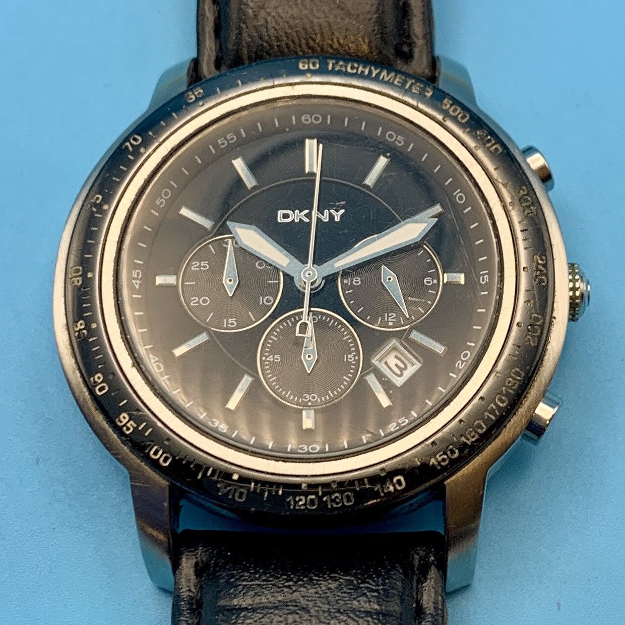 DKNY DKNY NY-1478 Men’s Chrono Wristwatch St Steel Works New Batt Size ONE SIZE - 19 Thumbnail