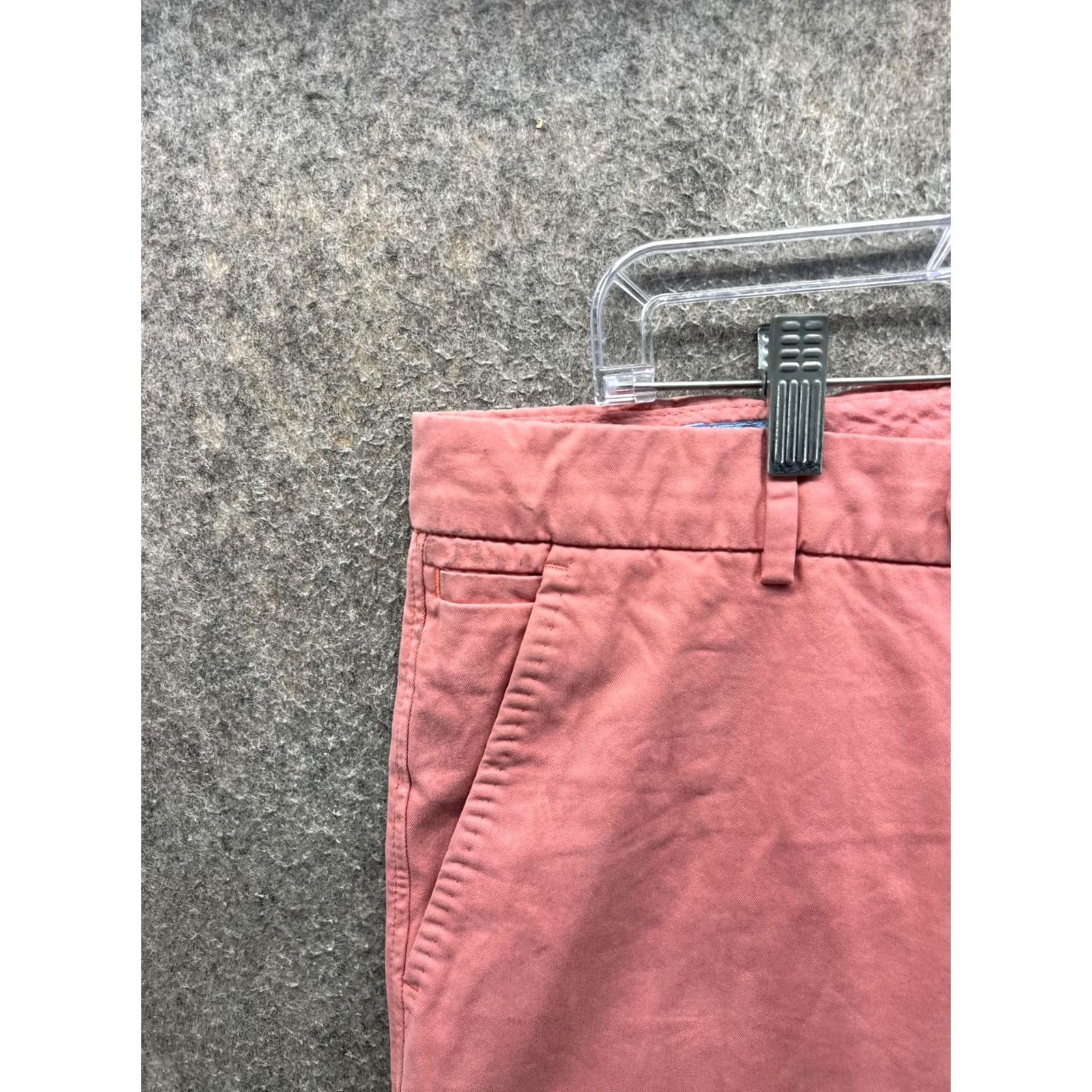 J.McLaughlin J. McLaughlin Pants Mens 34x30 Pink Chino Cotton Regular Fit Straight Leg Casual Size US 34 / EU 50 - 7 Thumbnail