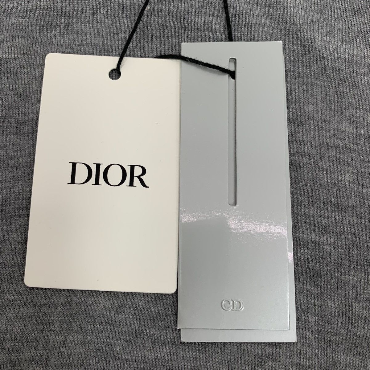 Dior Dior Grey Cashmere Long Sleeve Knit Sweater K26WX Size US L / EU 52-54 / 3 - 8 Thumbnail
