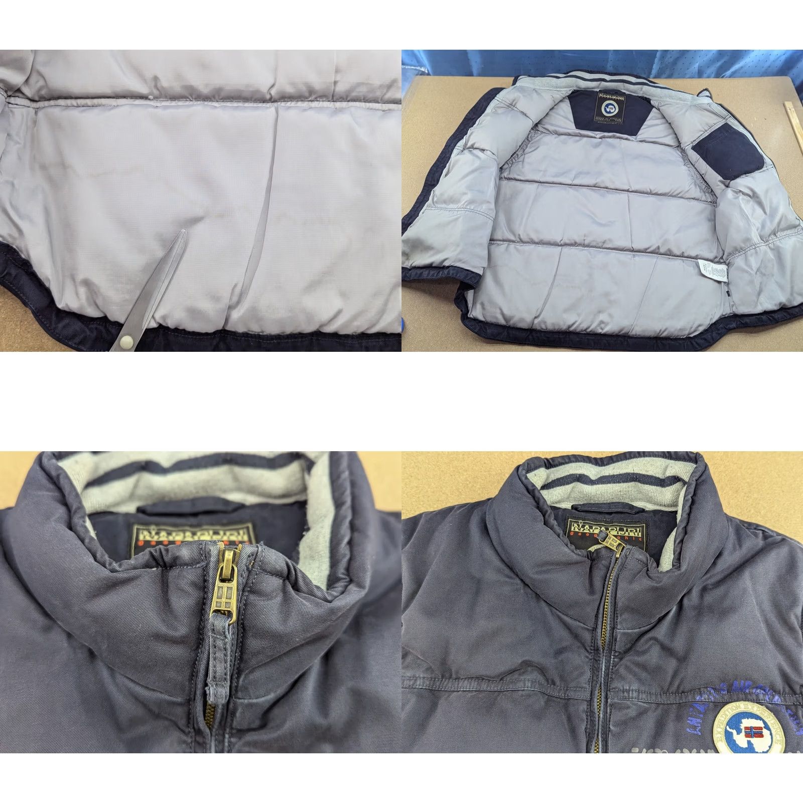 Napapijri Napapijri Vest Mens Size L Blue Duck Down Full Zip Puffer Jacket Large Casual Clothing Gilet Size US L / EU 52-54 / 3 - 10 Thumbnail