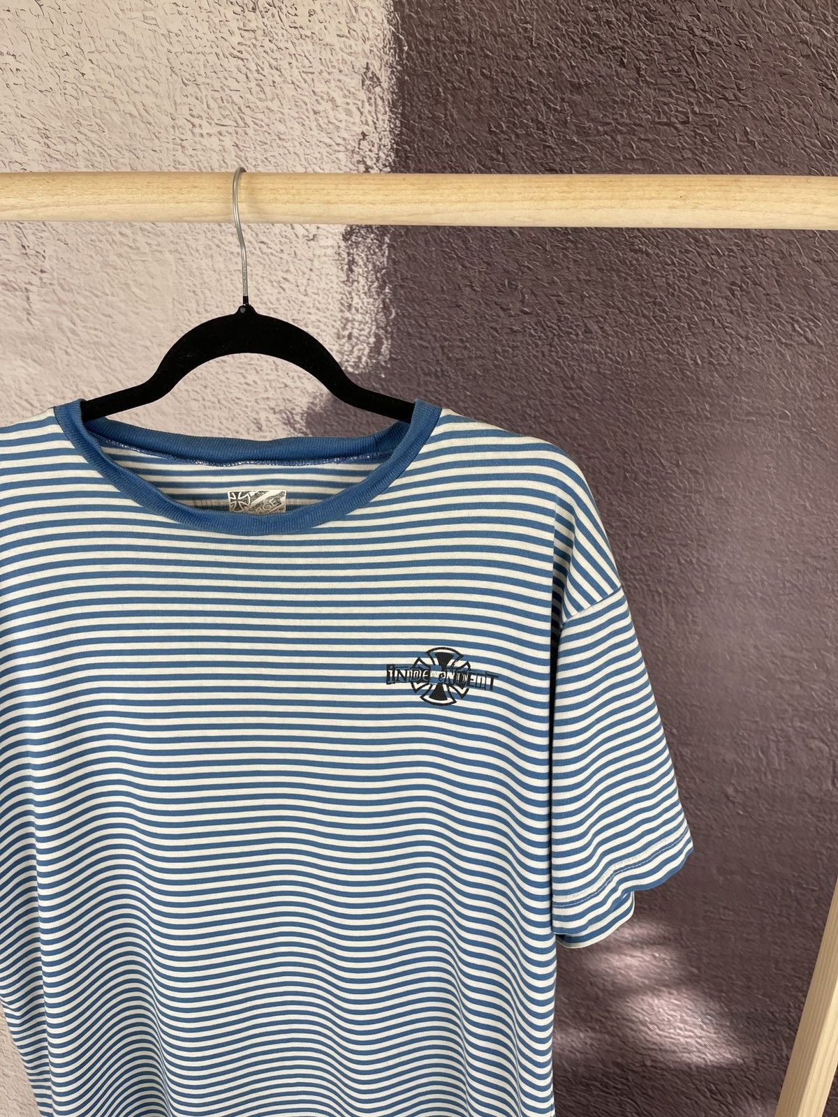 Other Independent Truck Co. Vintage striped double logo tee shirt Size US XL / EU 56 / 4 - 3 Thumbnail