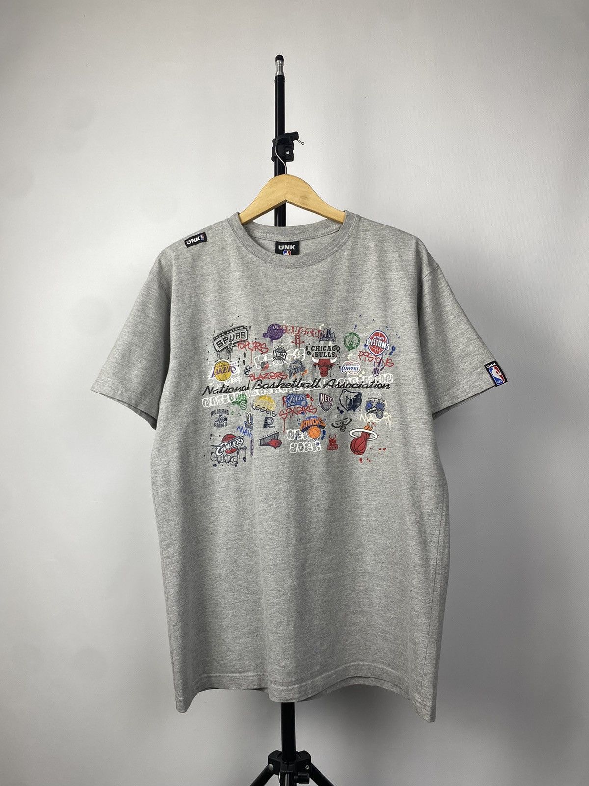 NBA × Vintage Vintage 00s NBA UNK National Basketball Association T-Shirt Size US L / EU 52-54 / 3 - 1 Thumbnail