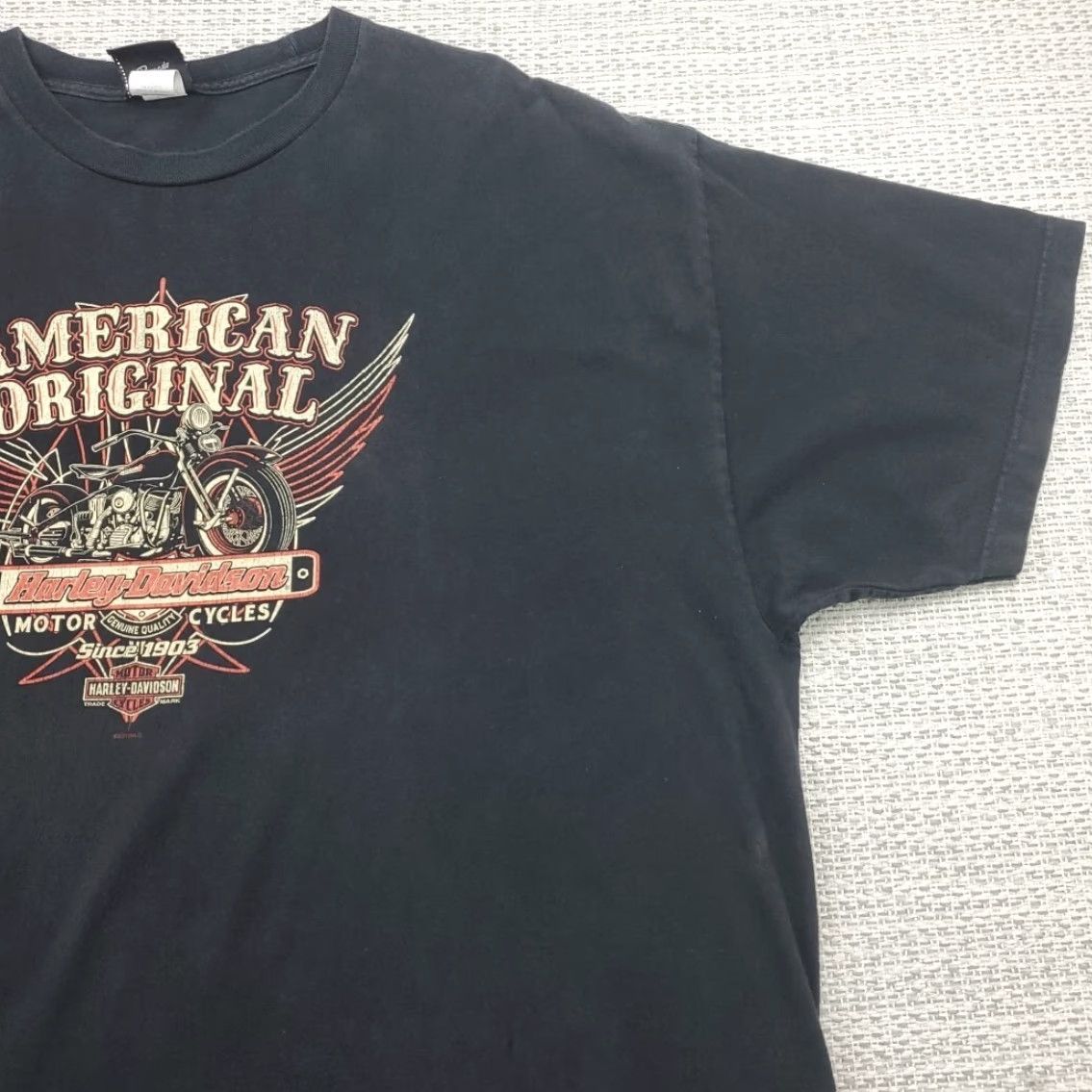 Harley Davidson Harley-Davidson T Shirt Mens 3XL Black Crew Neck Short Sleeve Graphic Print Logo Meme? (no) Size US XXL / EU 58 / 5 - 4 Thumbnail