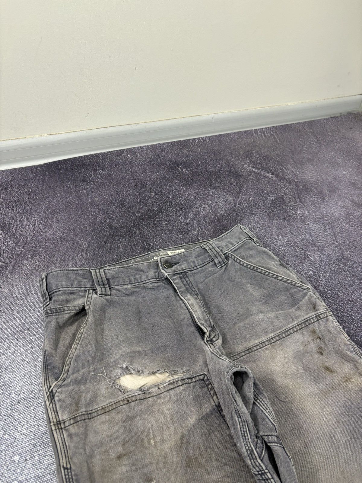 Carhartt Vintage Carhartt Double Knee Distressed Utility Work Pants Size US 31 - 15 Thumbnail