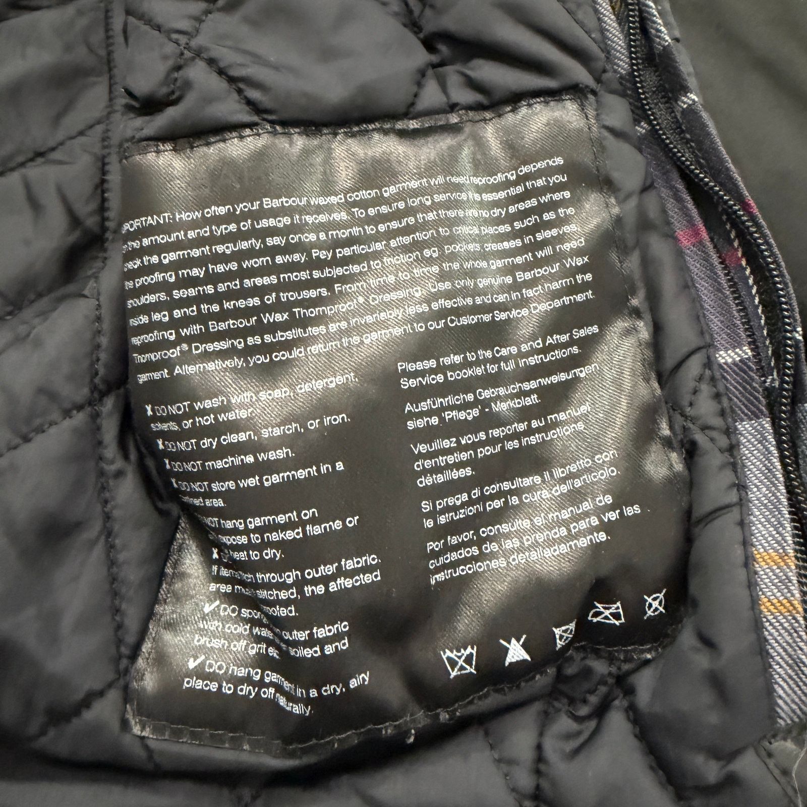 Barbour Barbour Brenin Parka Jacket Women's 8 Black Hooded Wax Size M / US 6-8 / IT 42-44 - 10 Thumbnail