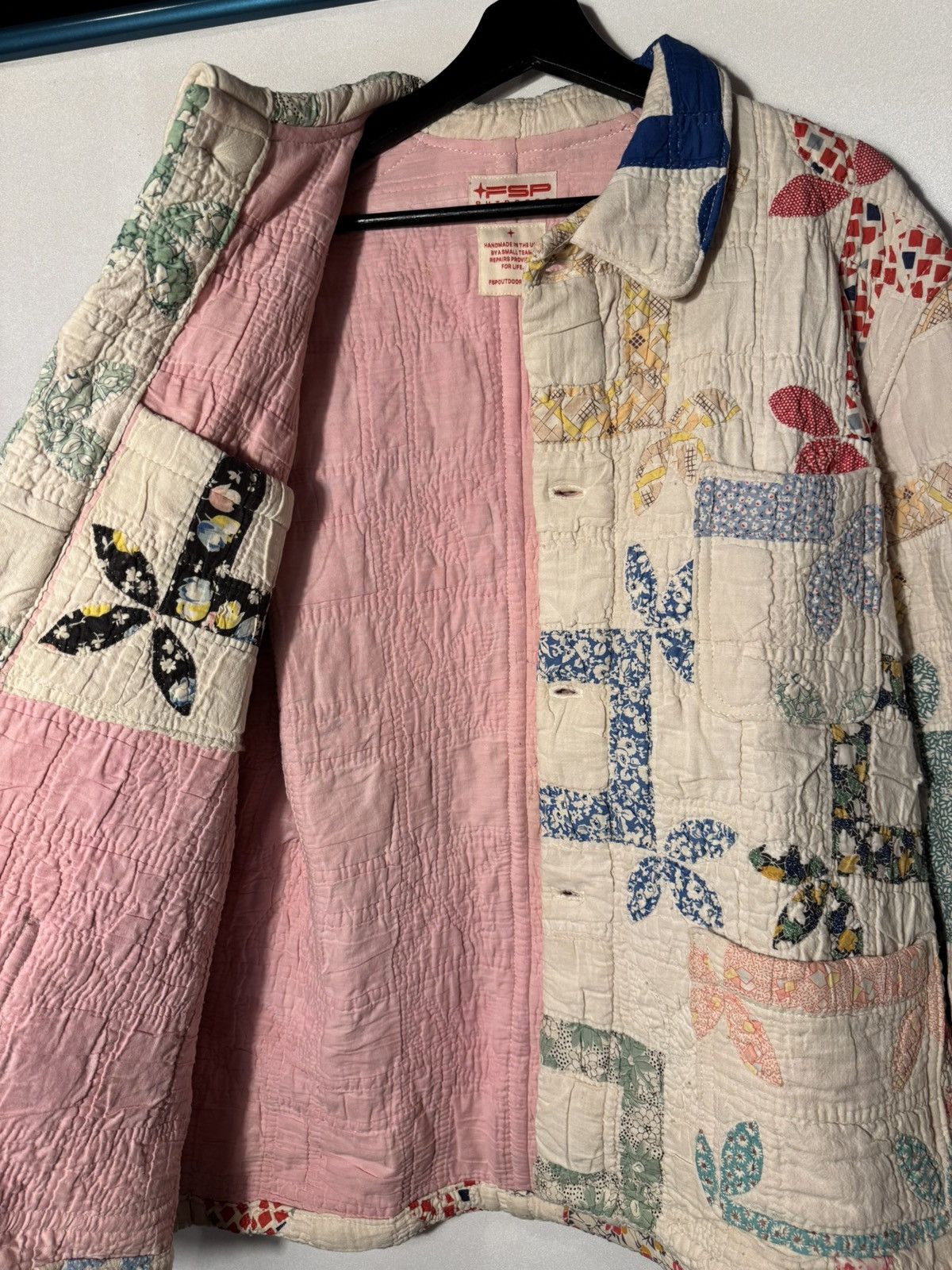Other Quilted Patchwork Coat Size US L / EU 52-54 / 3 - 9 Thumbnail