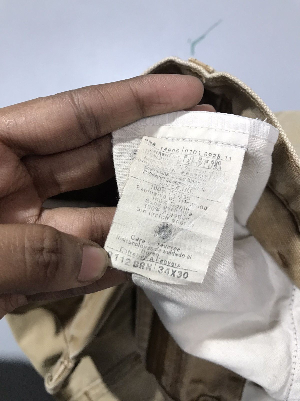 Carhartt Vintage Carhartt B112 BRN cargodenim Size US 34 / EU 50 - 6 Thumbnail