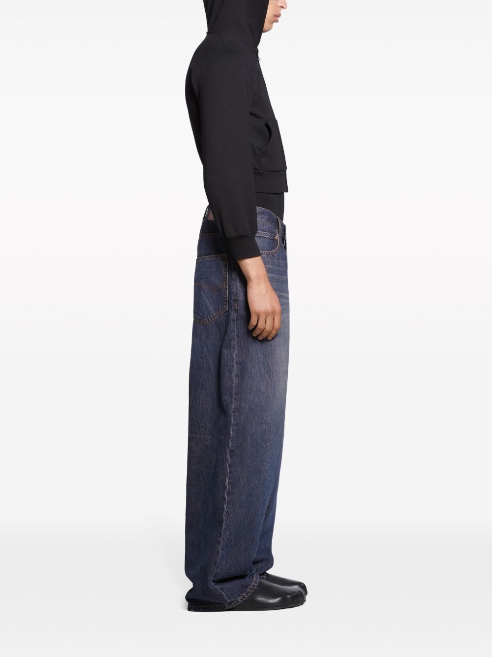 Balenciaga o1in1g0925 Baggy Pants in Blue Size US 32 / EU 48 - 3 Thumbnail