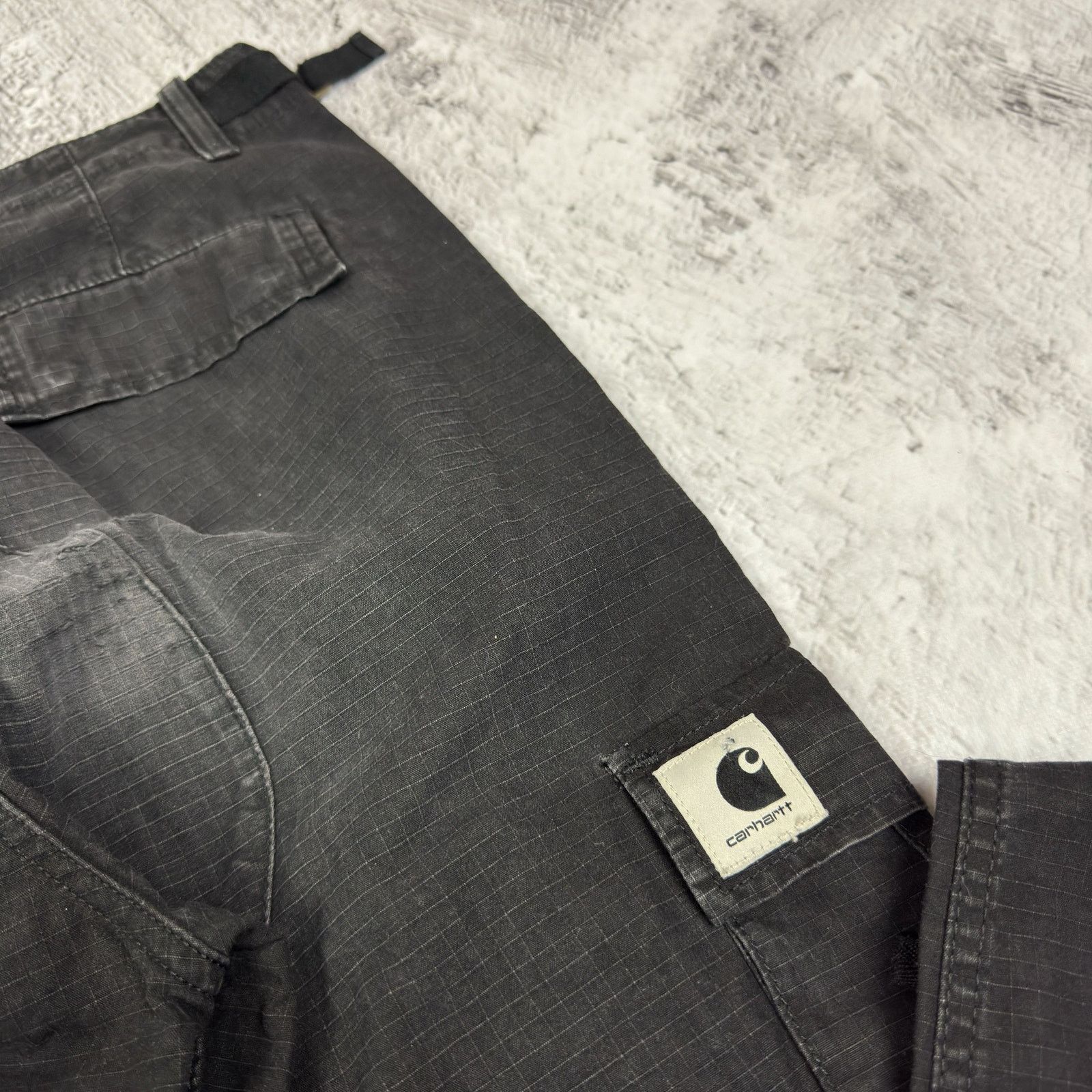 Carhartt Carhartt WIP Womens Black Straight Ripstop Aviation Pants 28 Size 28" / US 6 / IT 42 - 6 Thumbnail