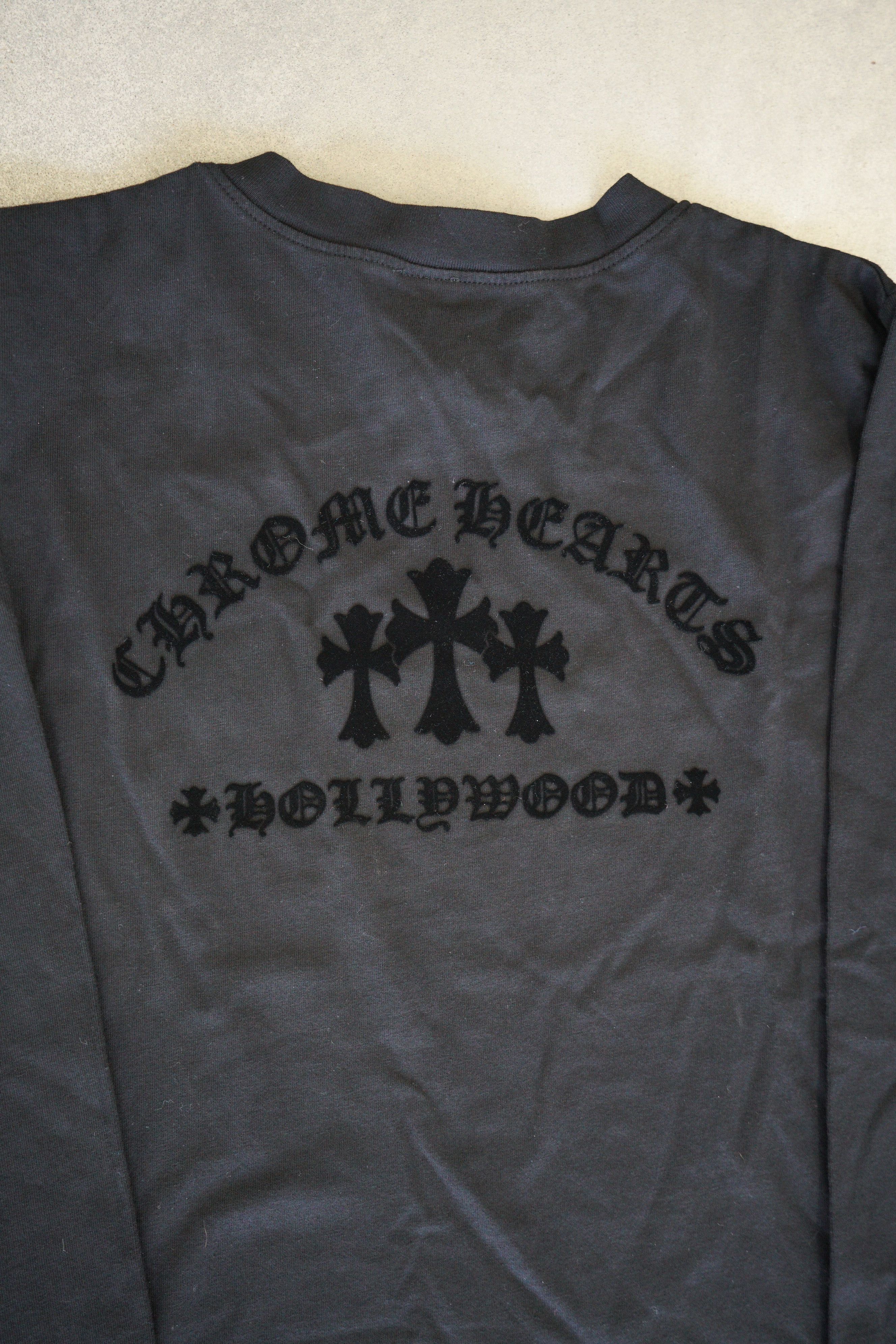 Chrome Hearts Triple Cross Hollywood Long Sleeve Tee