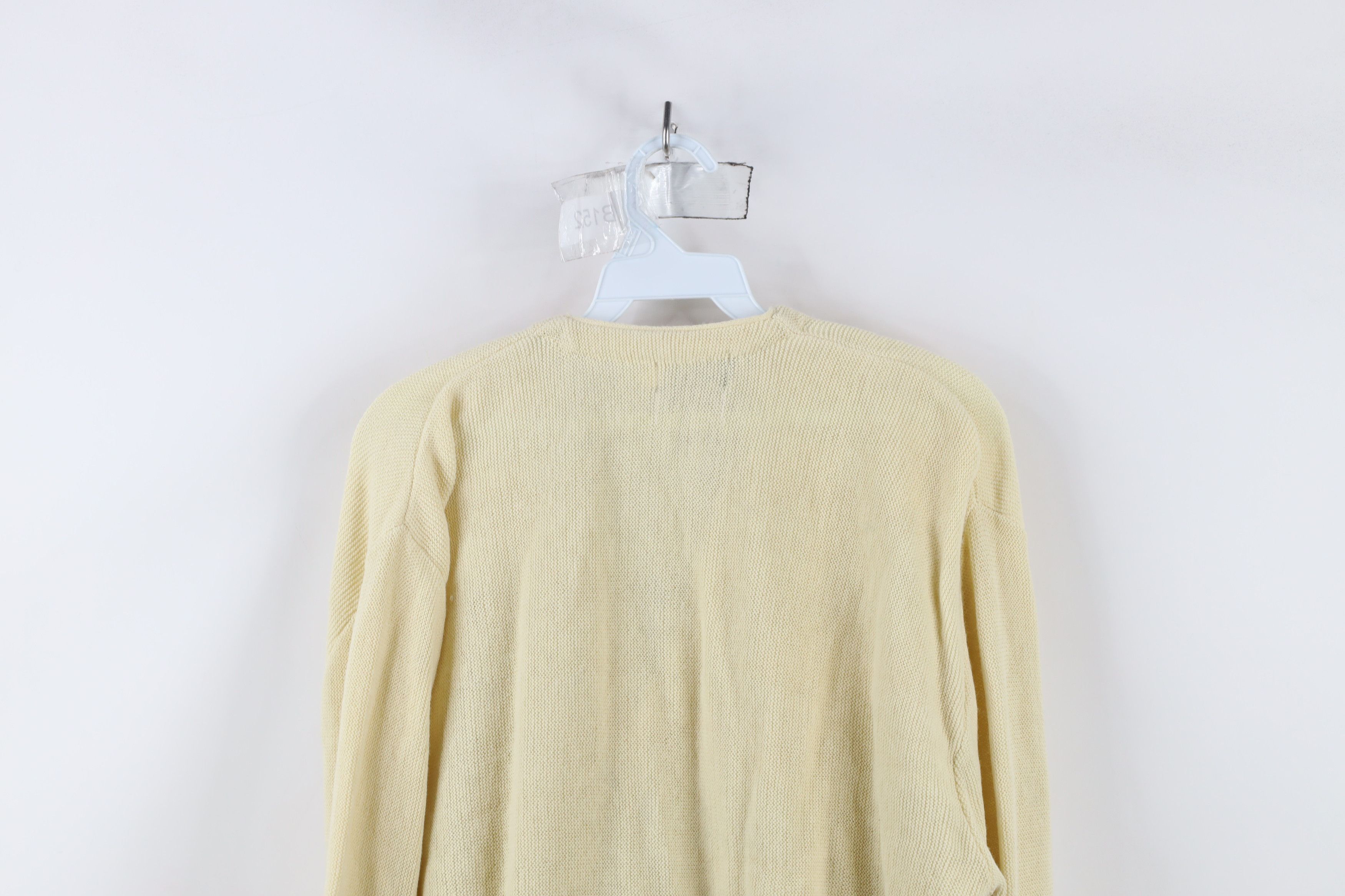 Vintage Vintage 50s 60s Streetwear Button Cardigan Sweater Beige USA Size US XL / EU 56 / 4 - 10 Thumbnail