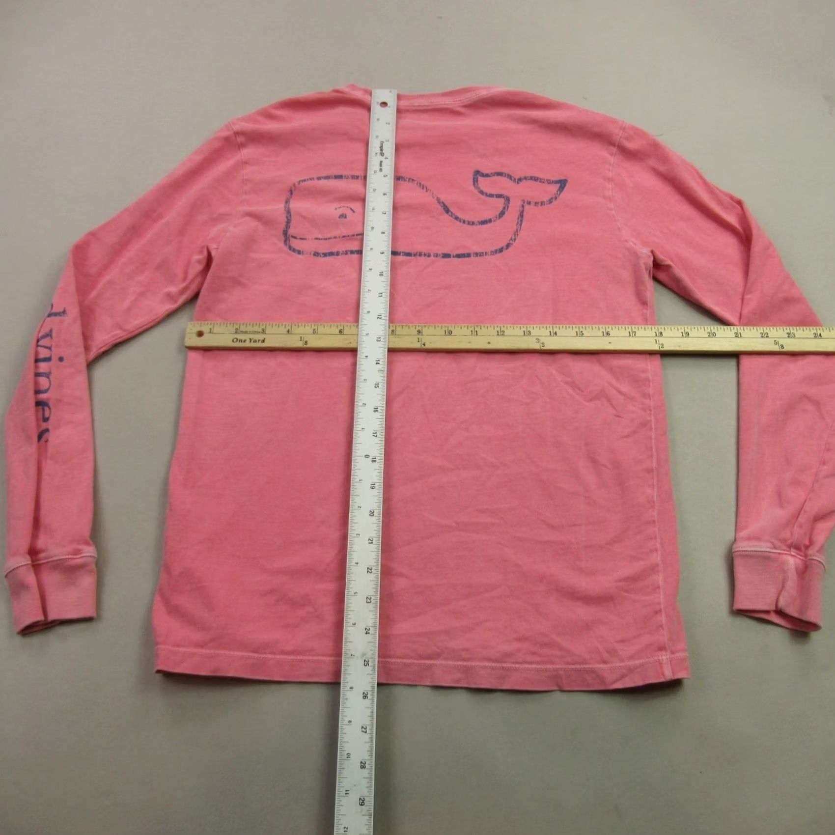 Vineyard Vines Vineyard Vines Shirt Mens XS Pink Long Sleeve Crew Neck Pocket Casual Size US XS / EU 42 / 0 - 7 Thumbnail