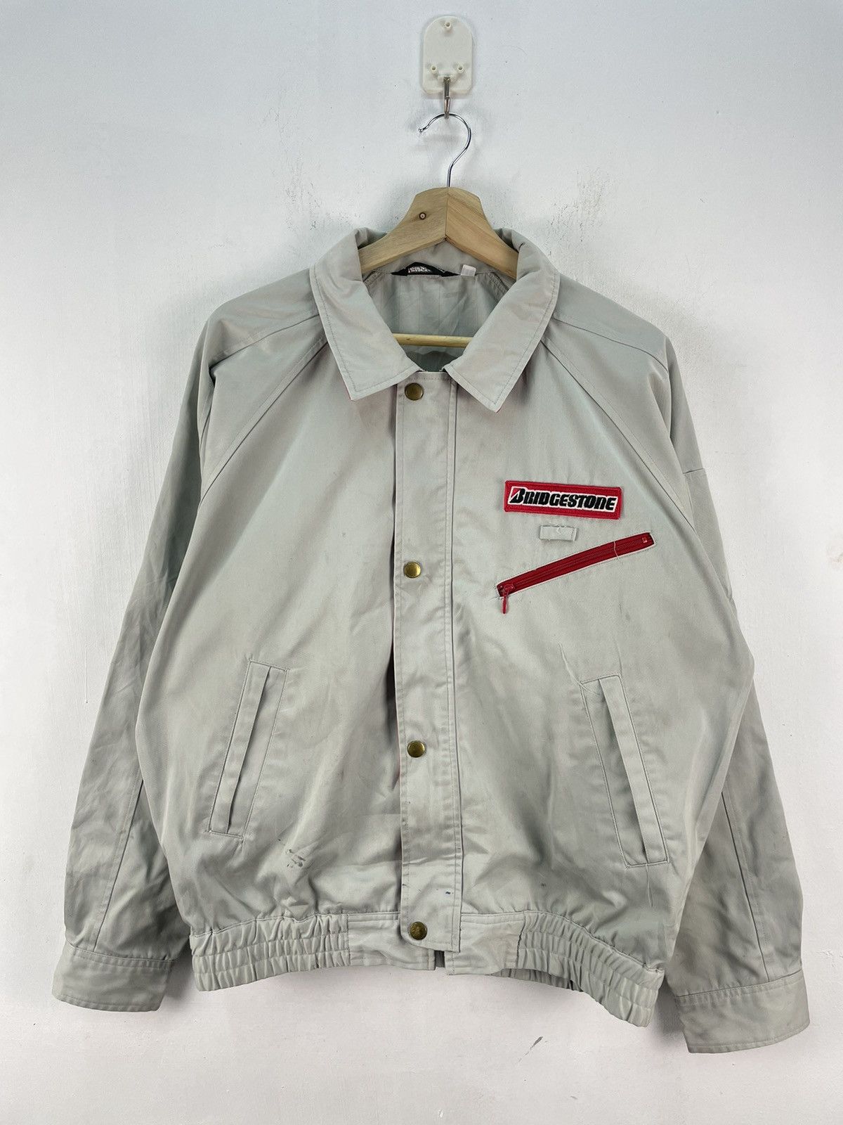 Sports Specialties × Vintage Vintage Bridgestone Worker Jacket JDM Motorsport Size US L / EU 52-54 / 3 - 2 Thumbnail