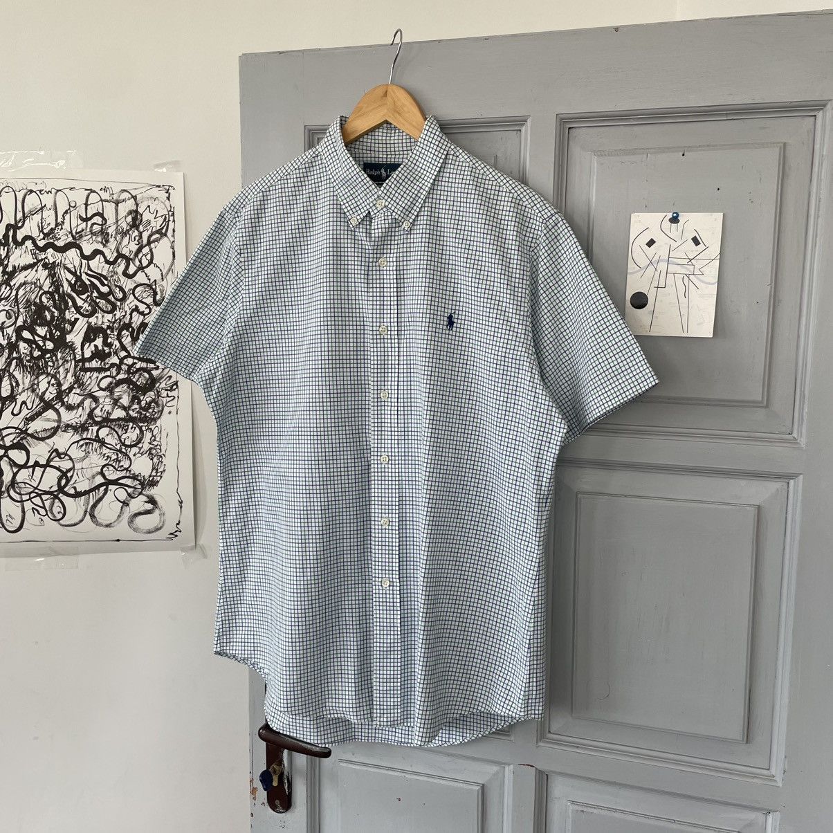 Polo Ralph Lauren × Vintage Vintage Polo Ralph Lauren Short sleeve shirt size L Size US L / EU 52-54 / 3 - 2 Thumbnail