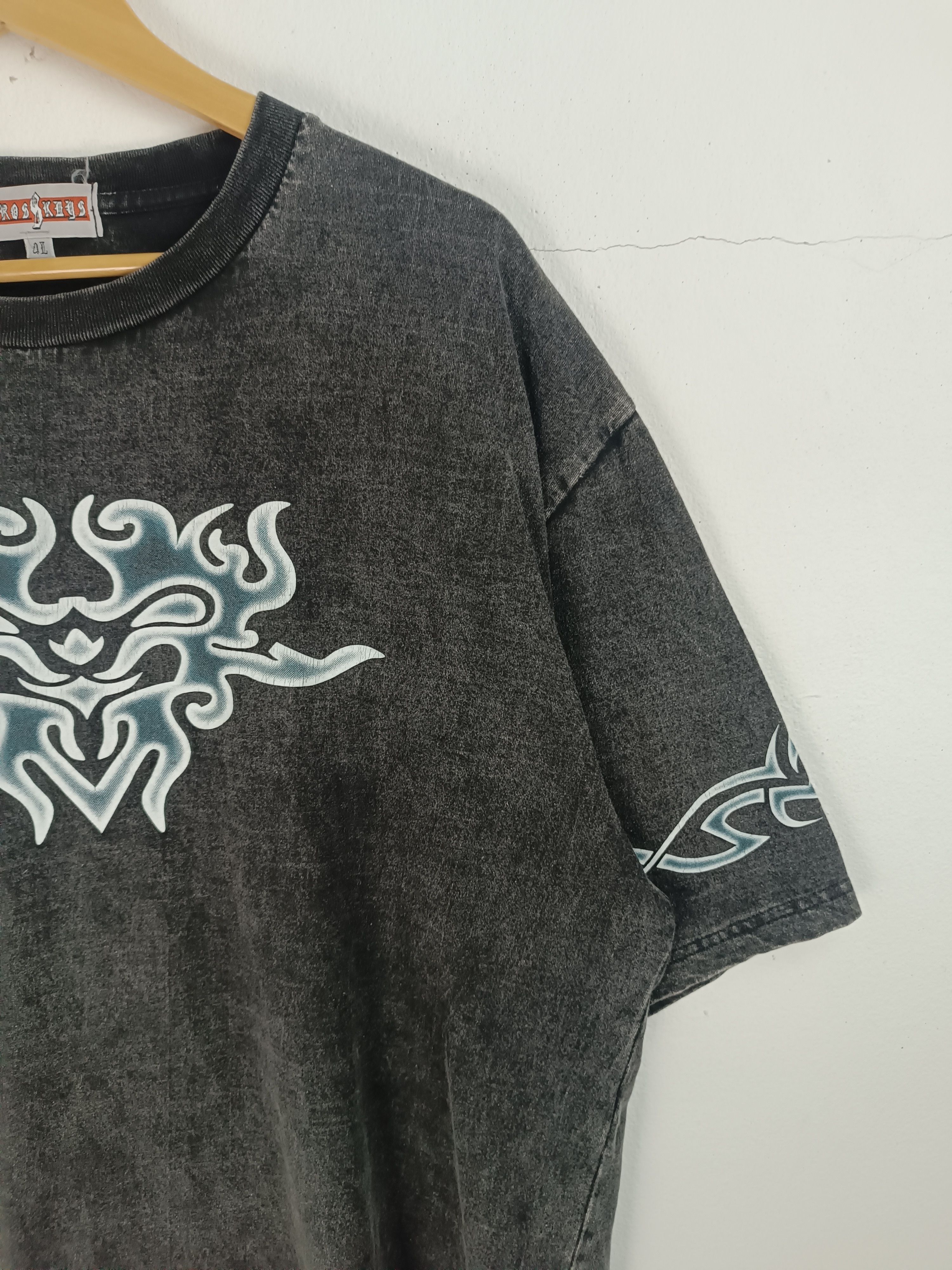Tribal Streetwear VINTAGE Y2K TRIBAL ACID STYLE LGB SKULL TRIBE IFSIXWASNINE Size US XL / EU 56 / 4 - 6 Thumbnail