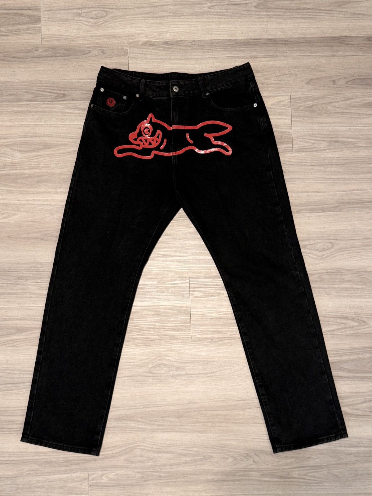 Icecream ICECREAM Graphic Pocket Black Denim Size US 34 / EU 50 - 1 Thumbnail