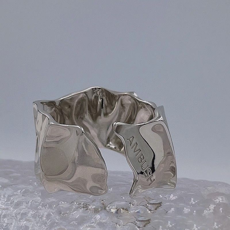 Jewelry Vintage Jewelry Rings Open Size Chrome Ring (Size 7-13) Size ONE SIZE - 4 Thumbnail