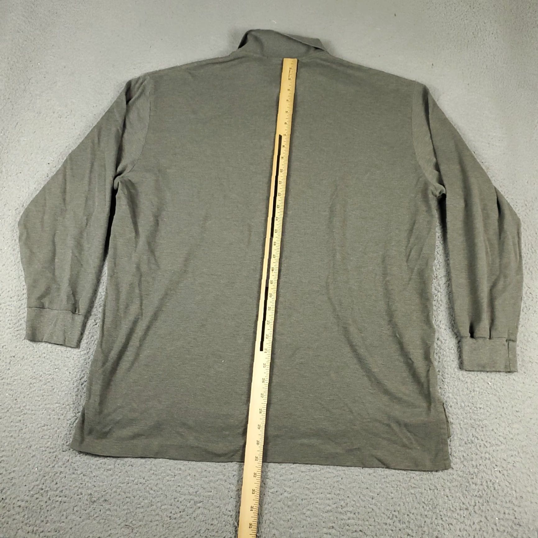 Ralph Lauren Ralph Lauren Polo Shirt Mens XL Gray Pony Casual Long Sleeve Size US XL / EU 56 / 4 - 5 Thumbnail