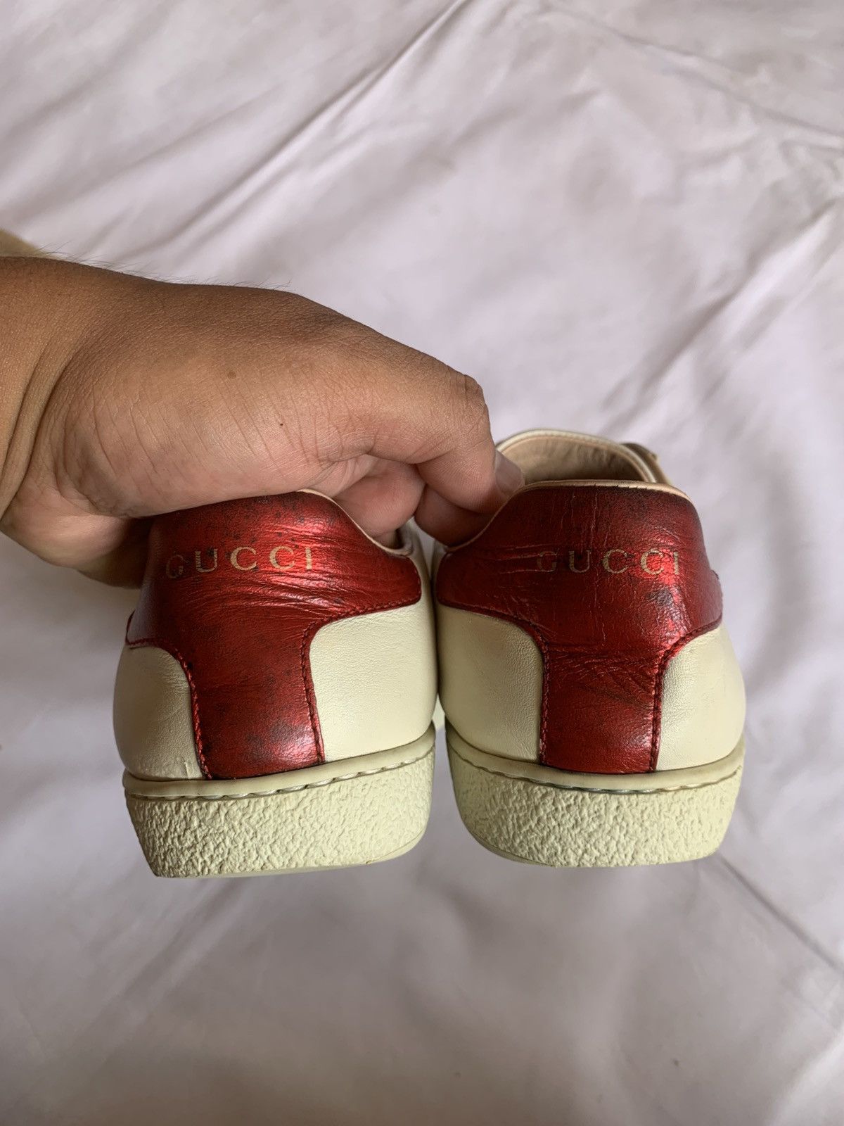 Gucci Gucci Ace Stripe Low Trainers Size US 5 / EU 37 - 10 Thumbnail