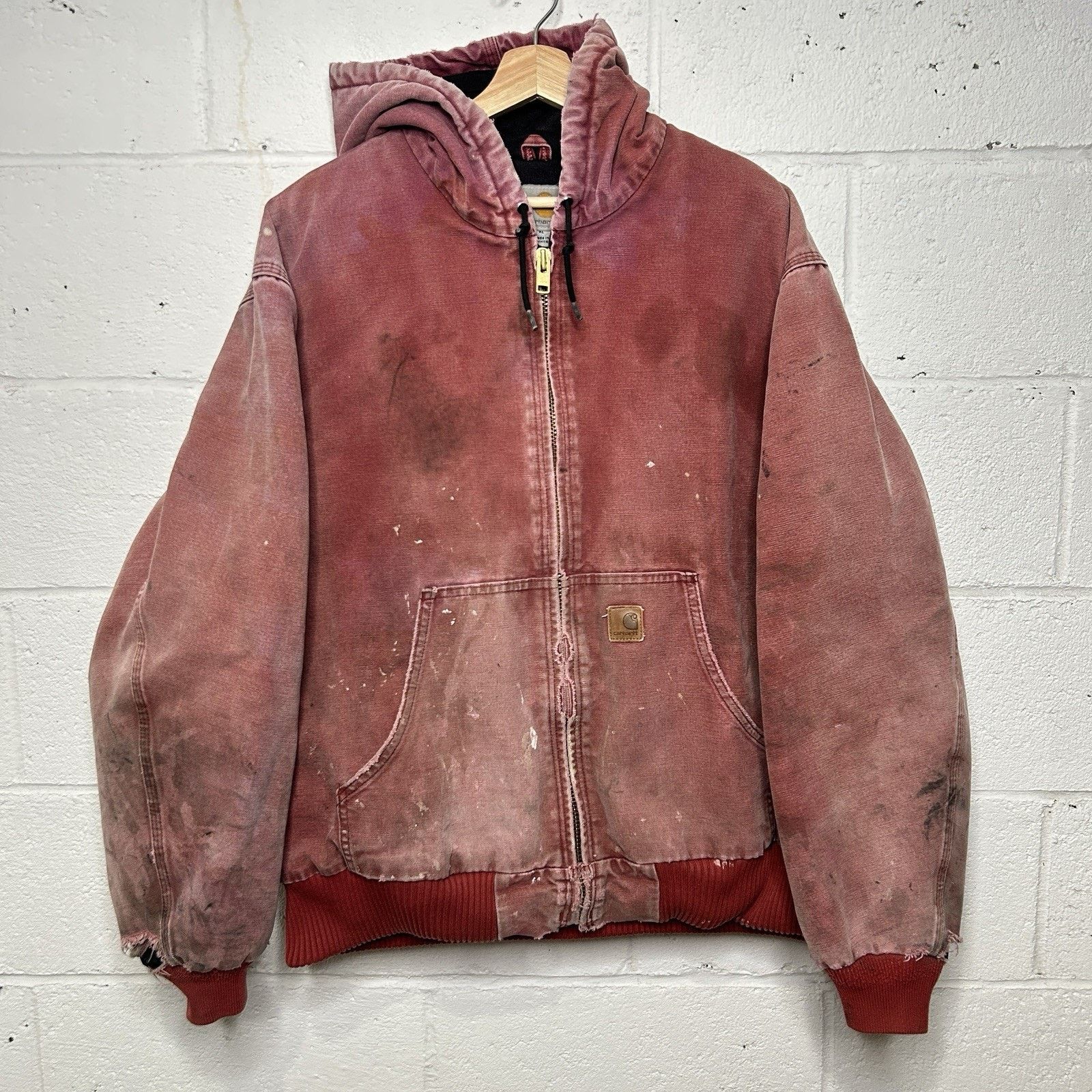 Carhartt Y2K Carhartt Quilted Active Jacket “Dark Red” J130 DKR Size US XL / EU 56 / 4 - 1 Thumbnail