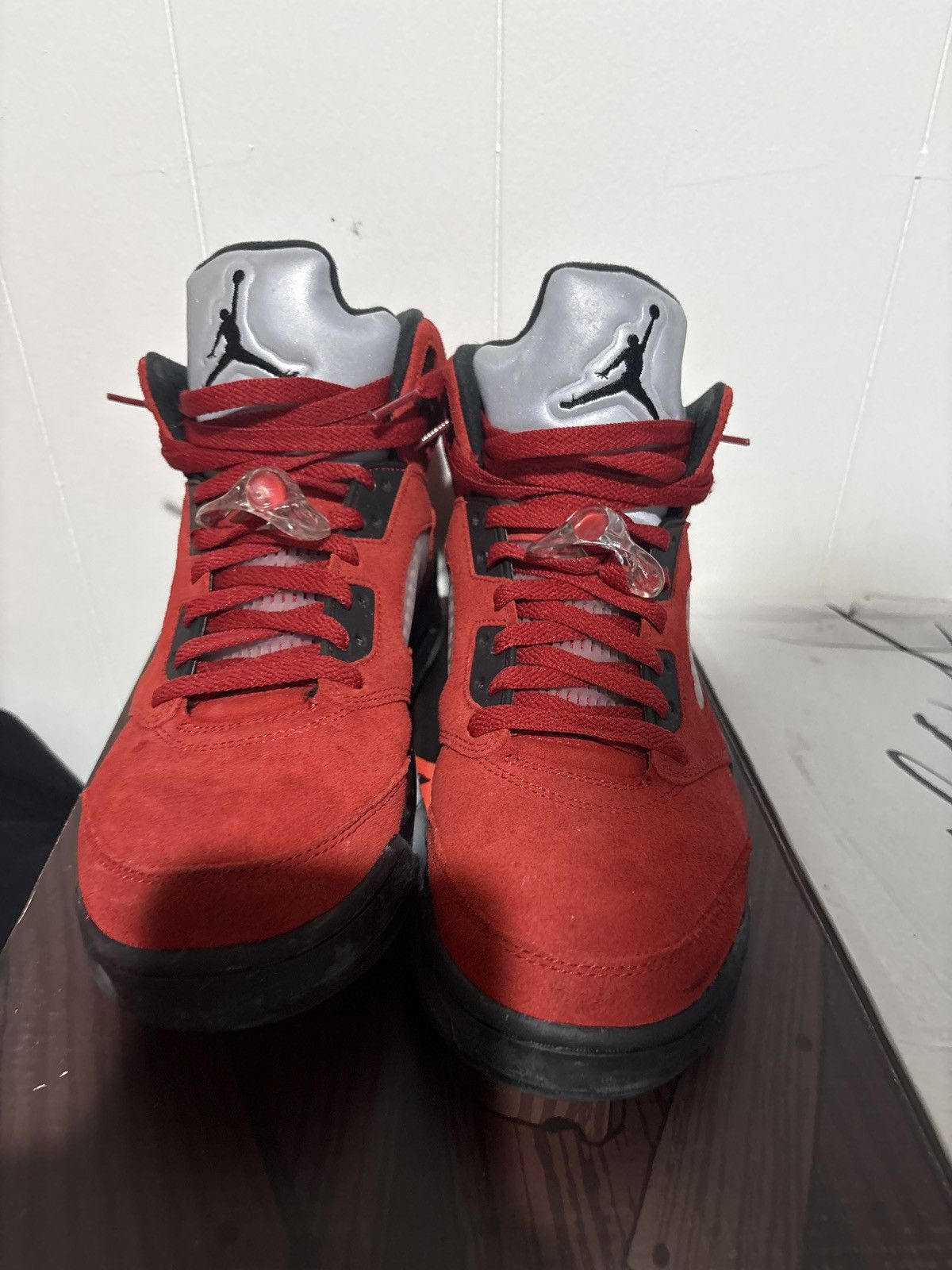 Jordan Brand Jordan 5 Retro Ragging Bull Red Size US 9 / EU 42 - 6 Thumbnail