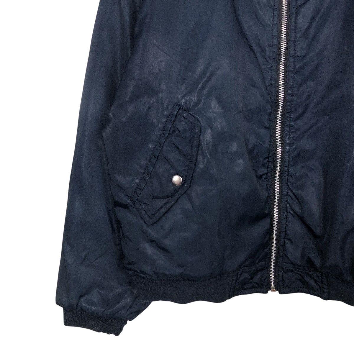 Japanese Brand × Vintage 📌Vintage Bomber Jacket Riot Riot Blueky Refined Issey Miyake Size US M / EU 48-50 / 2 - 5 Thumbnail
