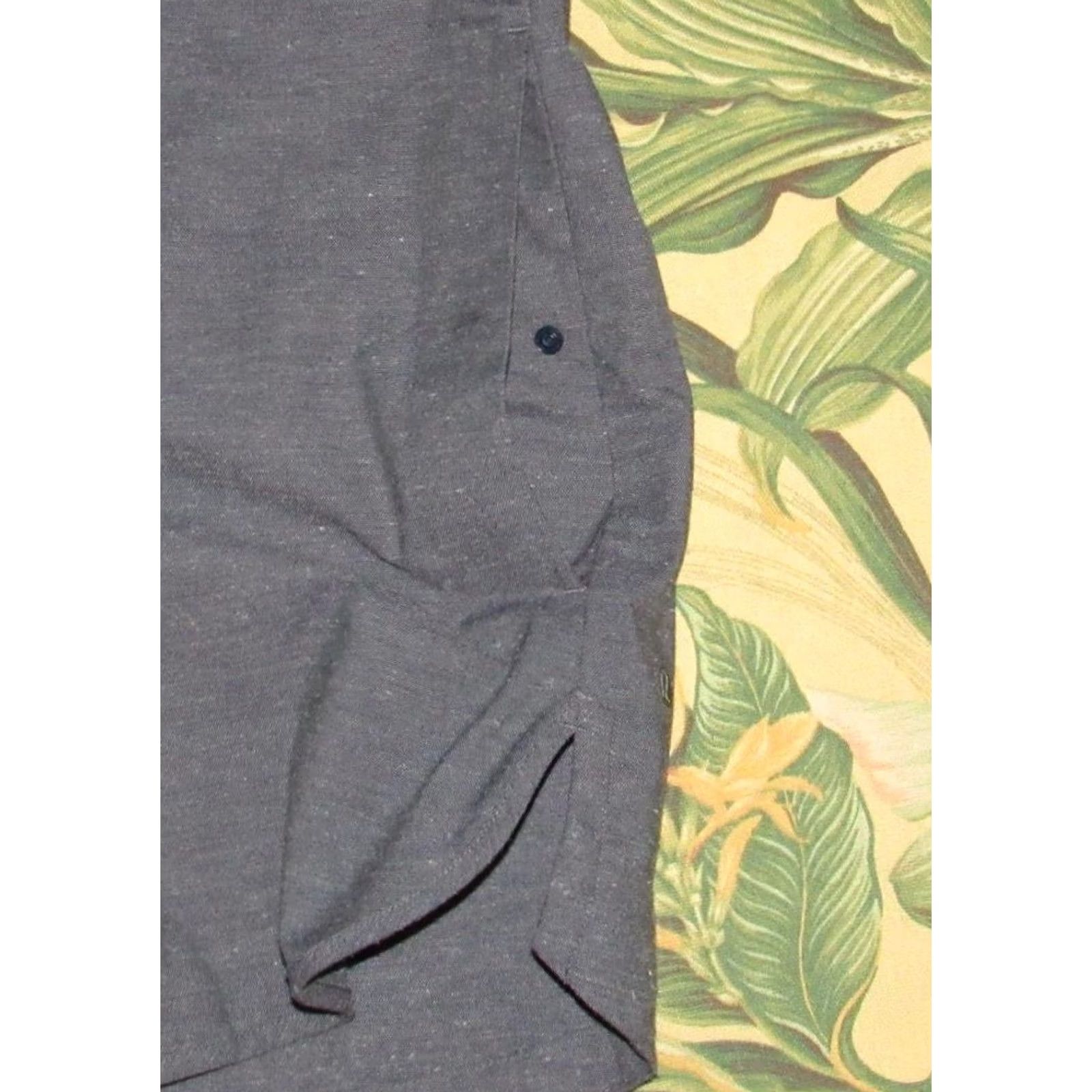 Lululemon LULULEMON Blue Short Sleeve Button Snap Shirt Medium Mens Size US M / EU 48-50 / 2 - 4 Thumbnail