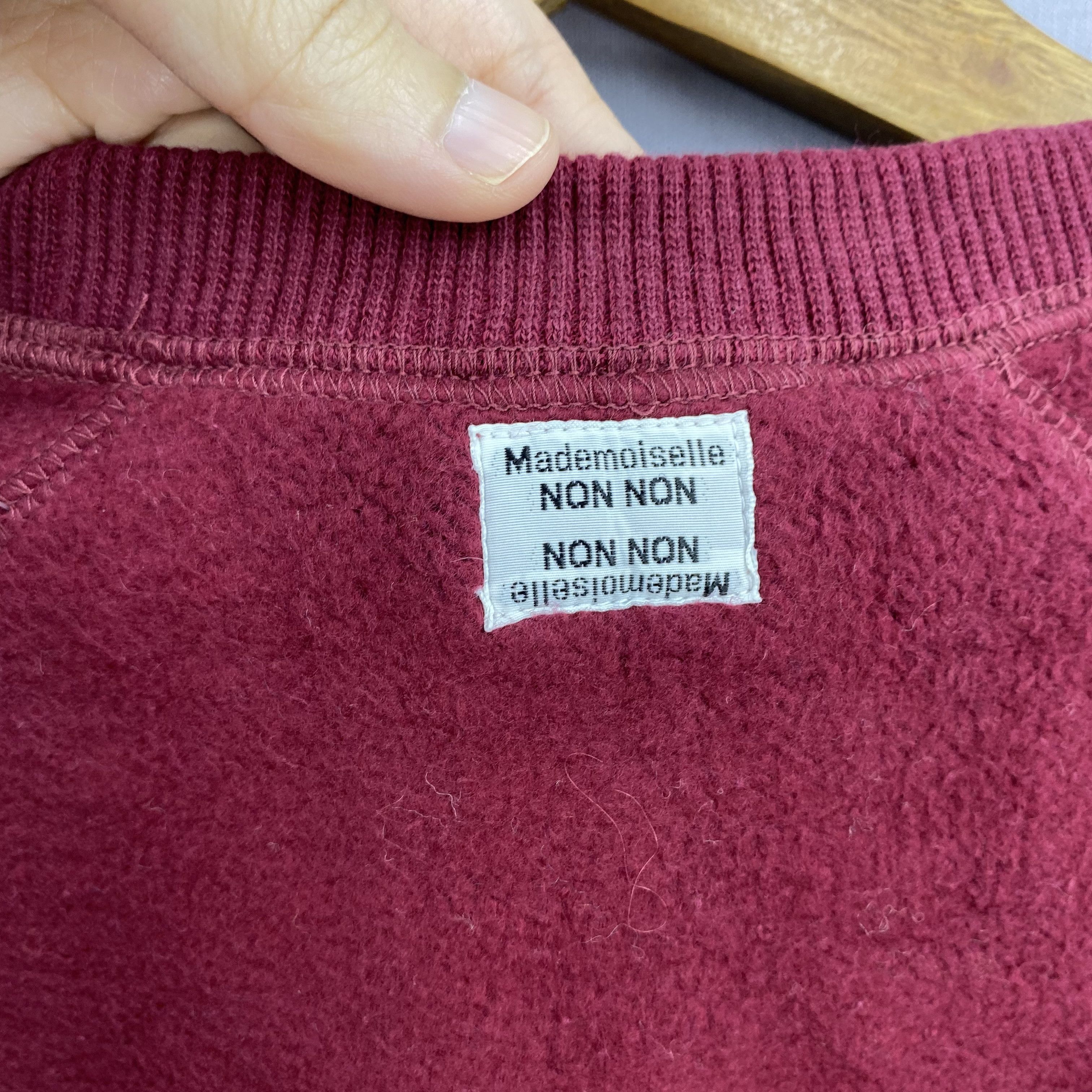 Japanese Brand Vintage Mademoiselle NON NON Sweatshirt Japanese Sweater Size US M / EU 48-50 / 2 - 5 Thumbnail