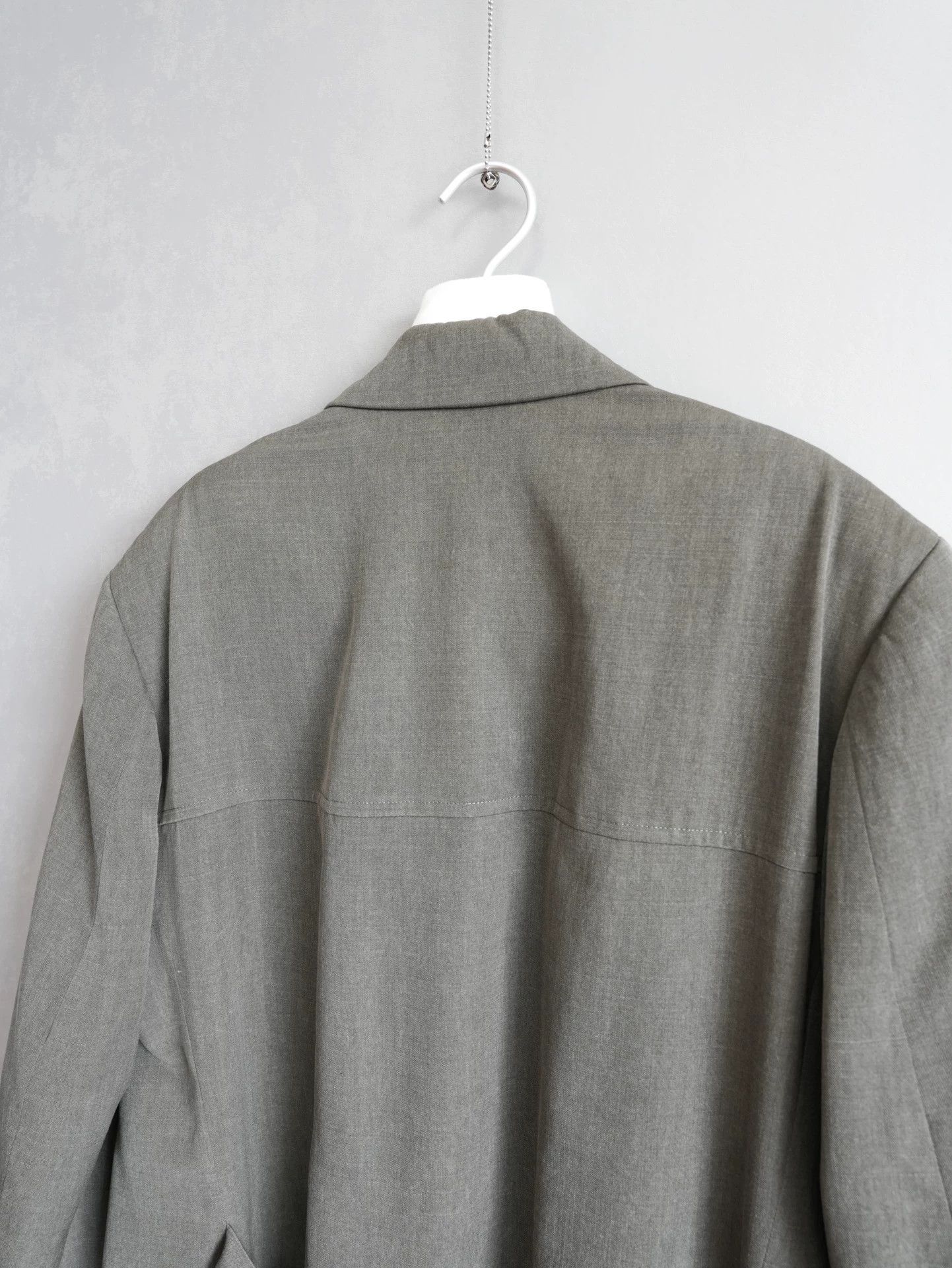 Yohji Yamamoto Yohji Yamamoto 95SS Double Breasted Cement Gray Jacket M Size US M / EU 48-50 / 2 - 8 Thumbnail