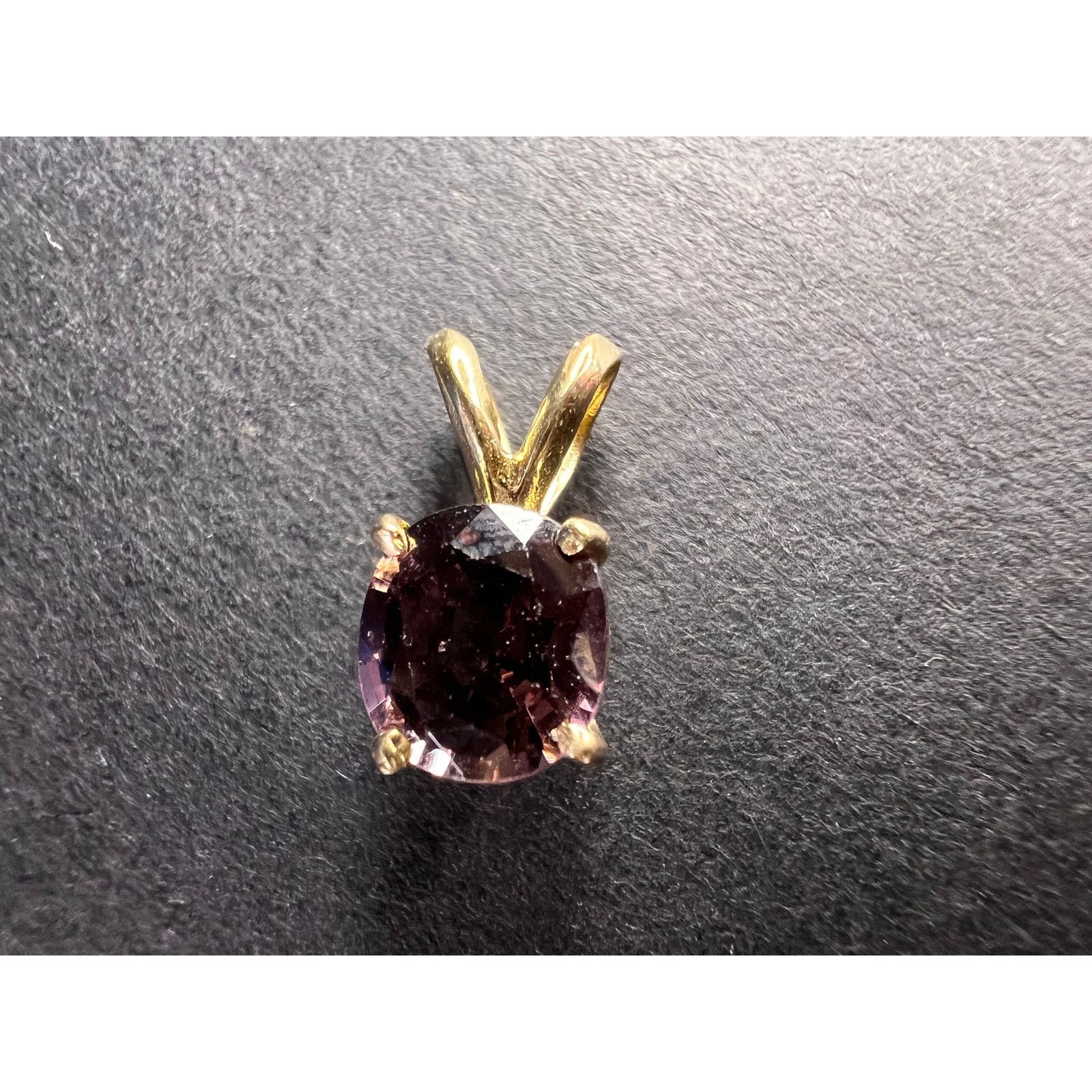 Other 14k gold Violet purple spinel pendant Size ONE SIZE - 1 Thumbnail