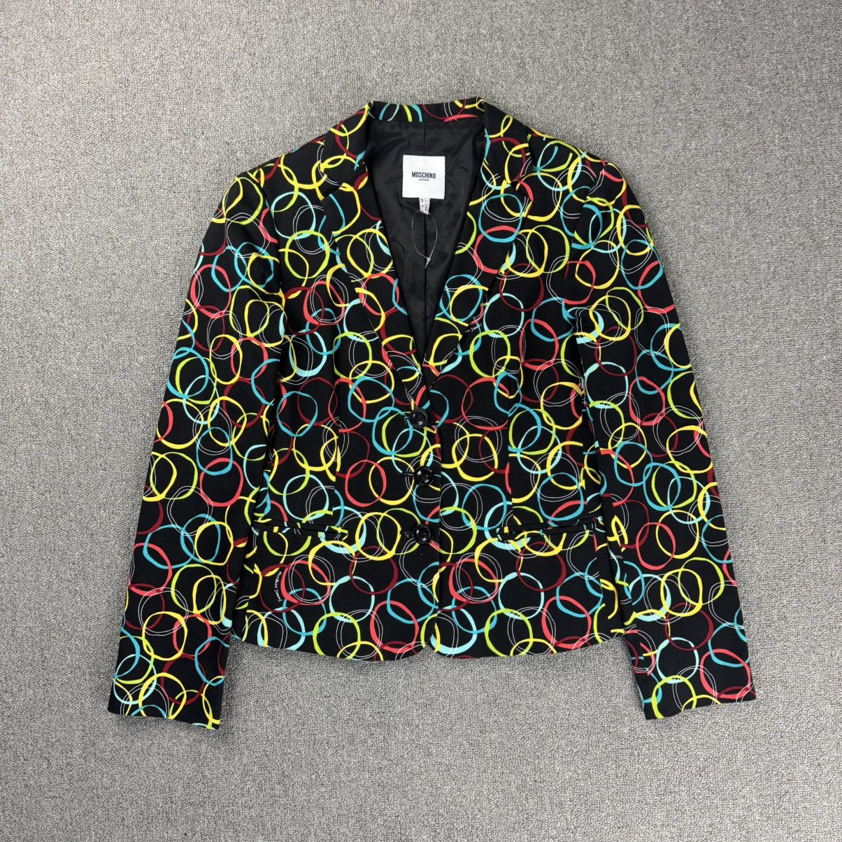 Moschino Moschino Jeans - Rare - Multi Print Jacket Size S / US 4 / IT 40 - 1 Thumbnail