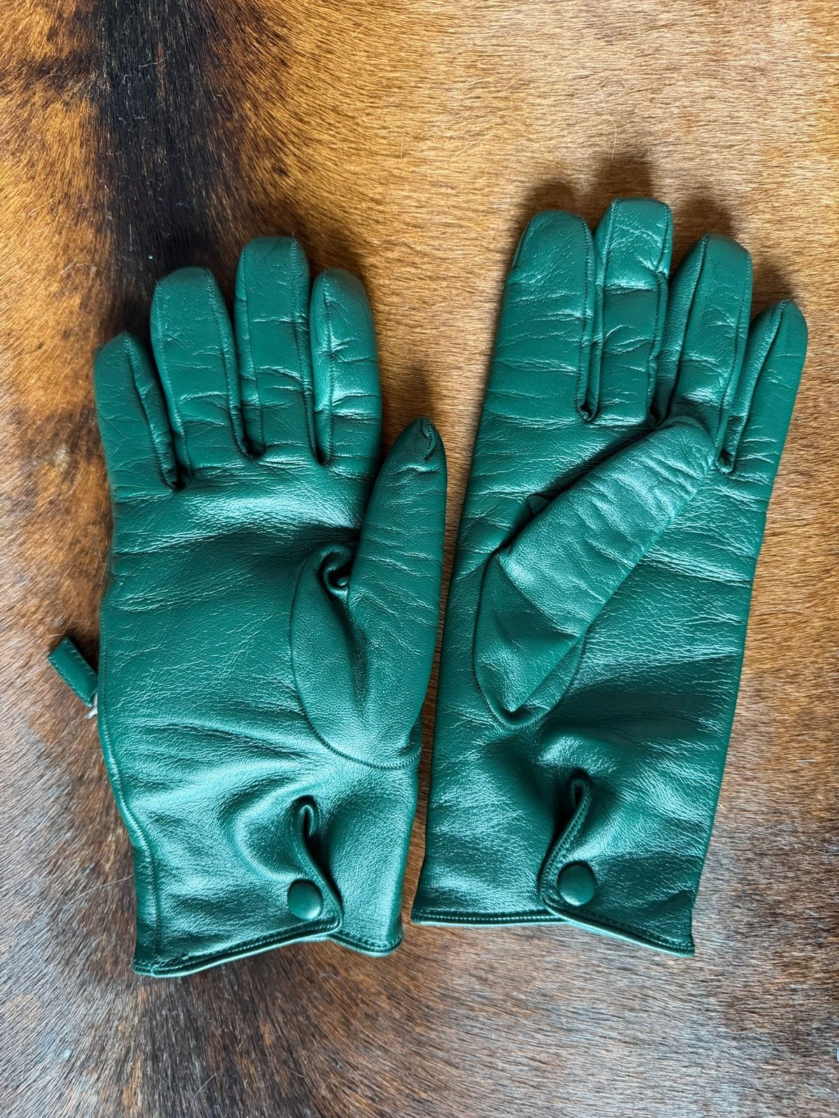 Prada Dark green raf simons prada glove Size ONE SIZE - 3 Thumbnail