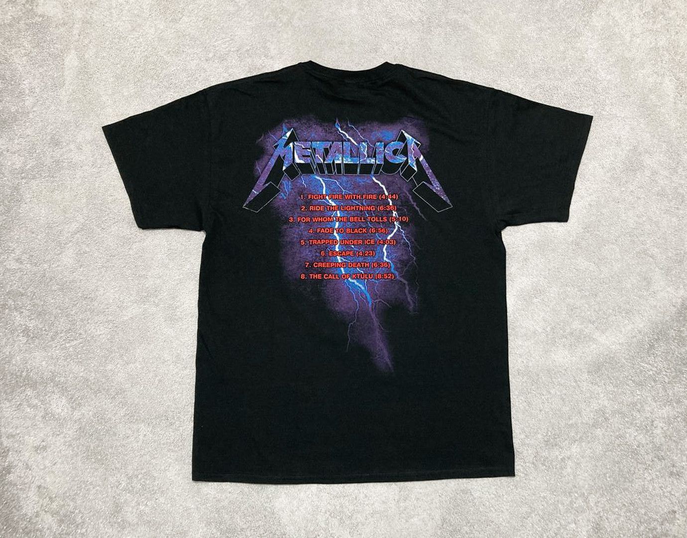 Metallica T-shirt Metallica - Ride the Lightning Size US L / EU 52-54 / 3 - 5 Thumbnail