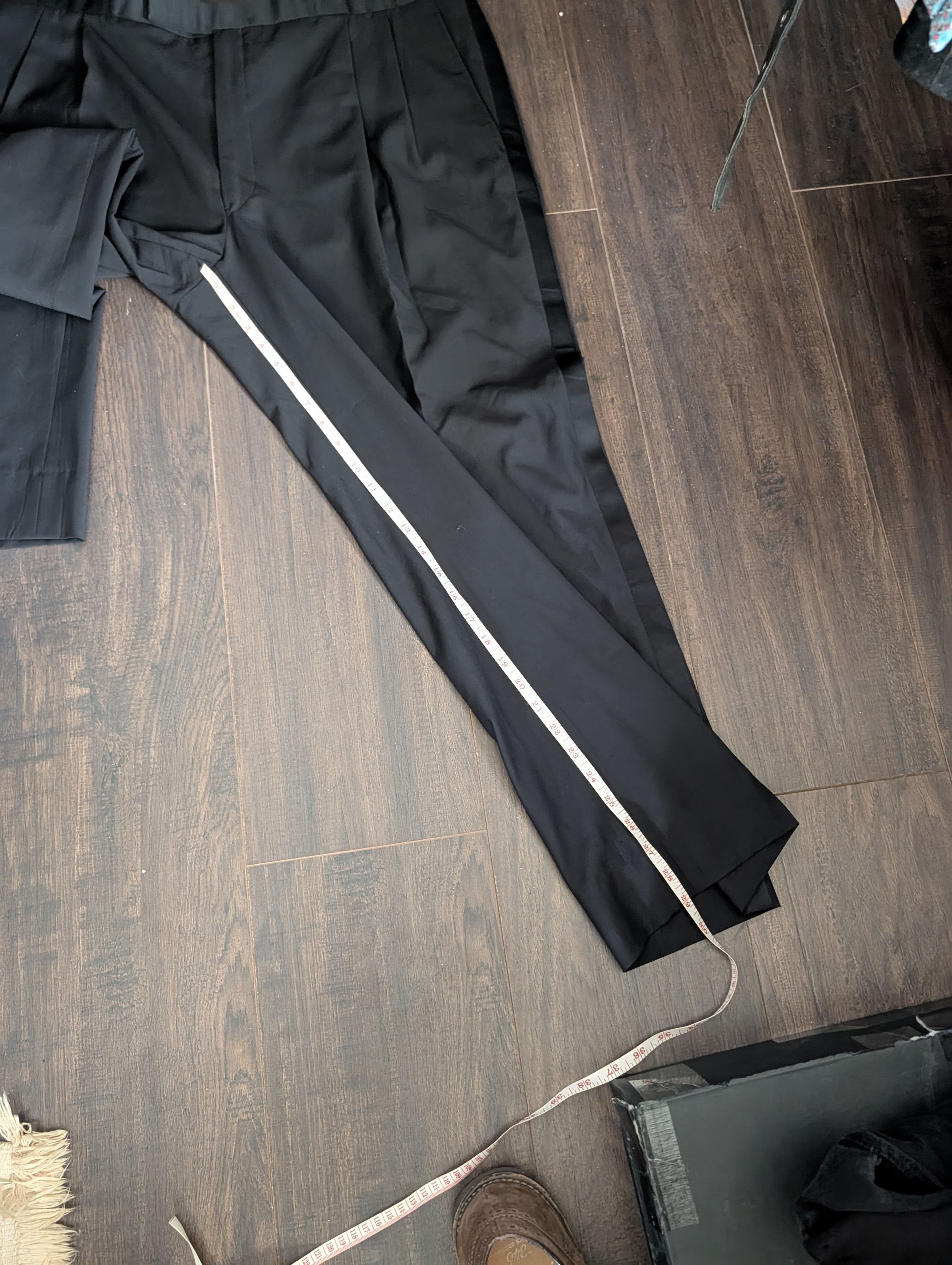 Brooks Brothers Golden Fleece Hand Tailored saying stripe tuxedo pants Size US 40 / EU 56 - 19 Thumbnail