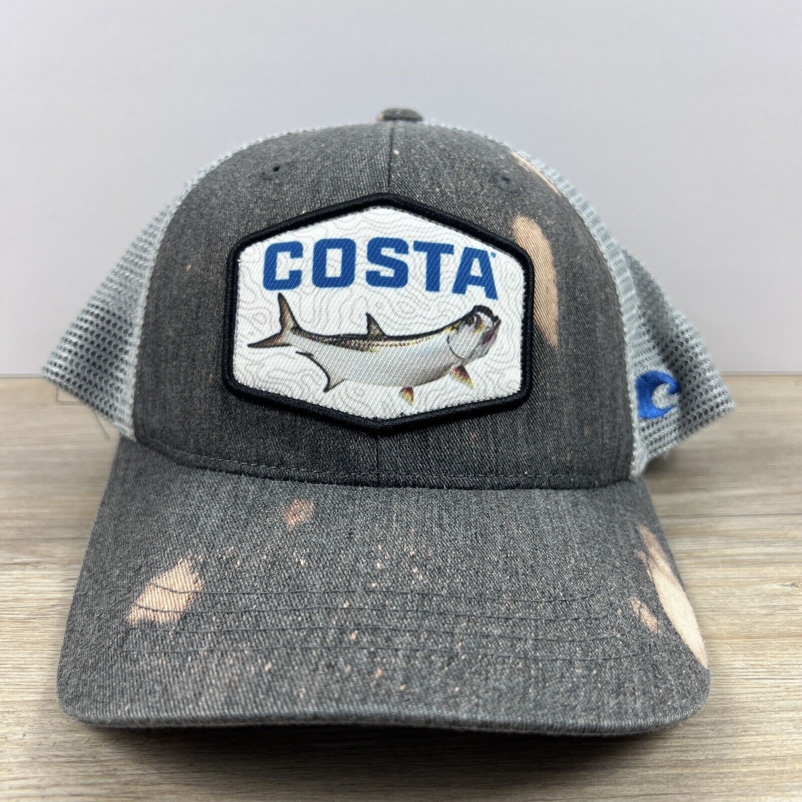 Other Costa Snapback Hat Gray Adjustable Hat Adult Fit Gray Hat Size ONE SIZE - 6 Thumbnail