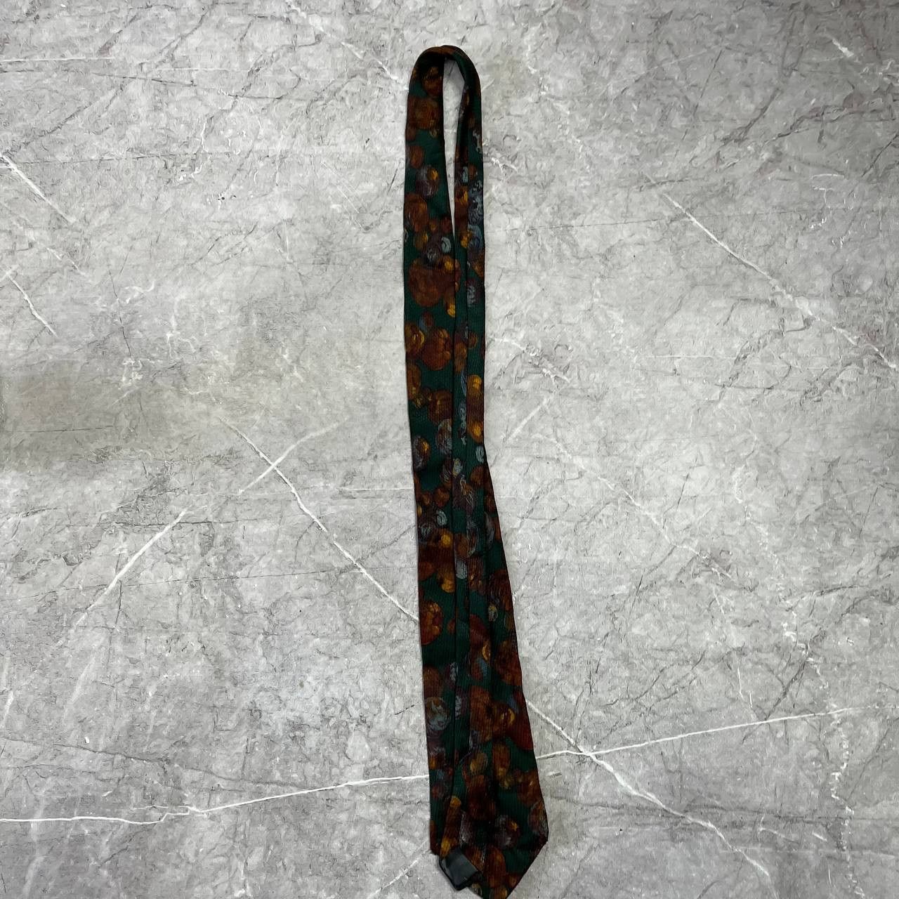 Lanvin Lanvin Paris Men's Floral Bron Tie 100% SILK Size ONE SIZE - 2 Thumbnail