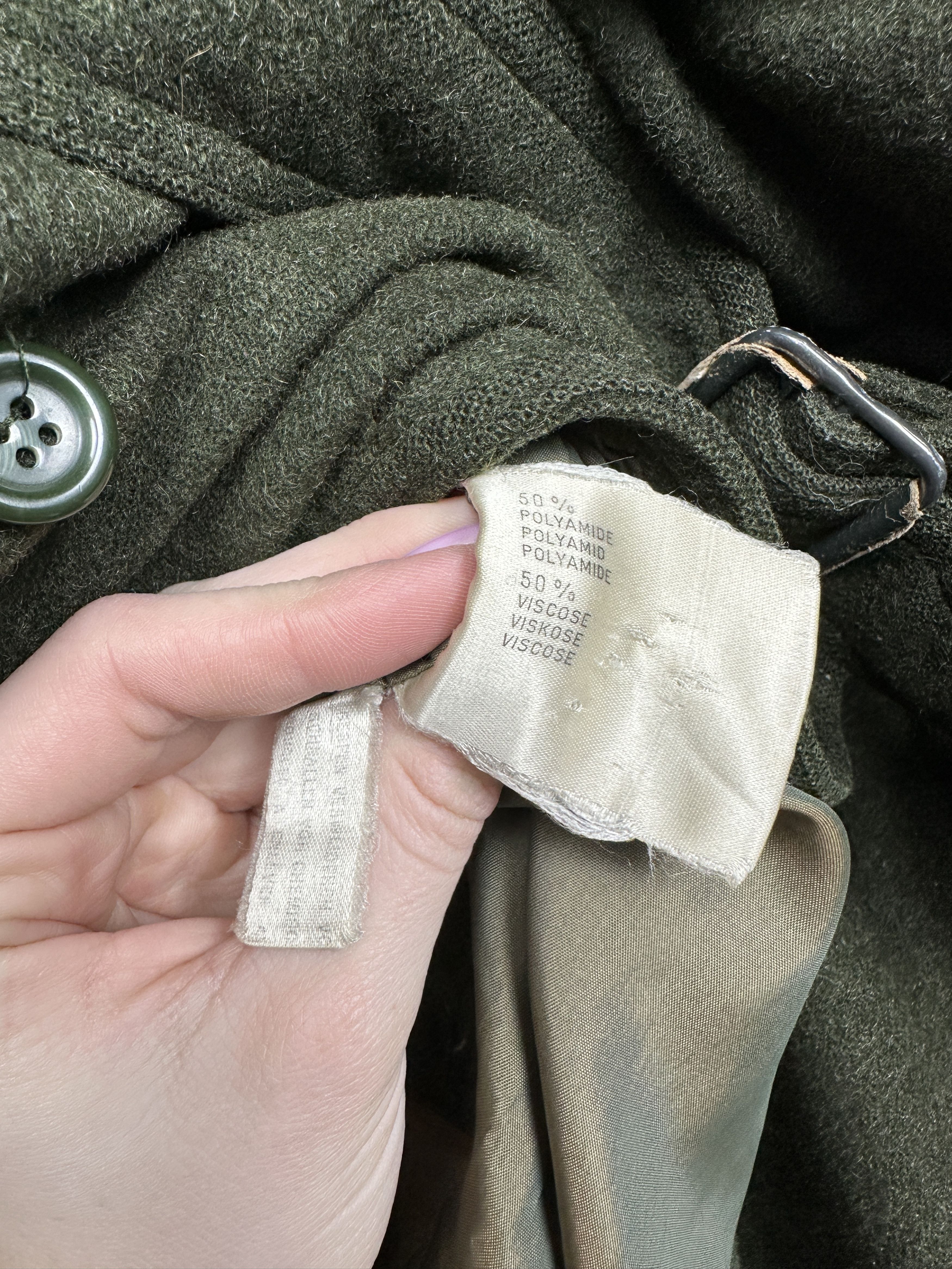 Aquascutum × Vintage Aquascutum Vintage Womens Wool Coat Jacket Size L / US 10 / IT 46 - 5 Thumbnail