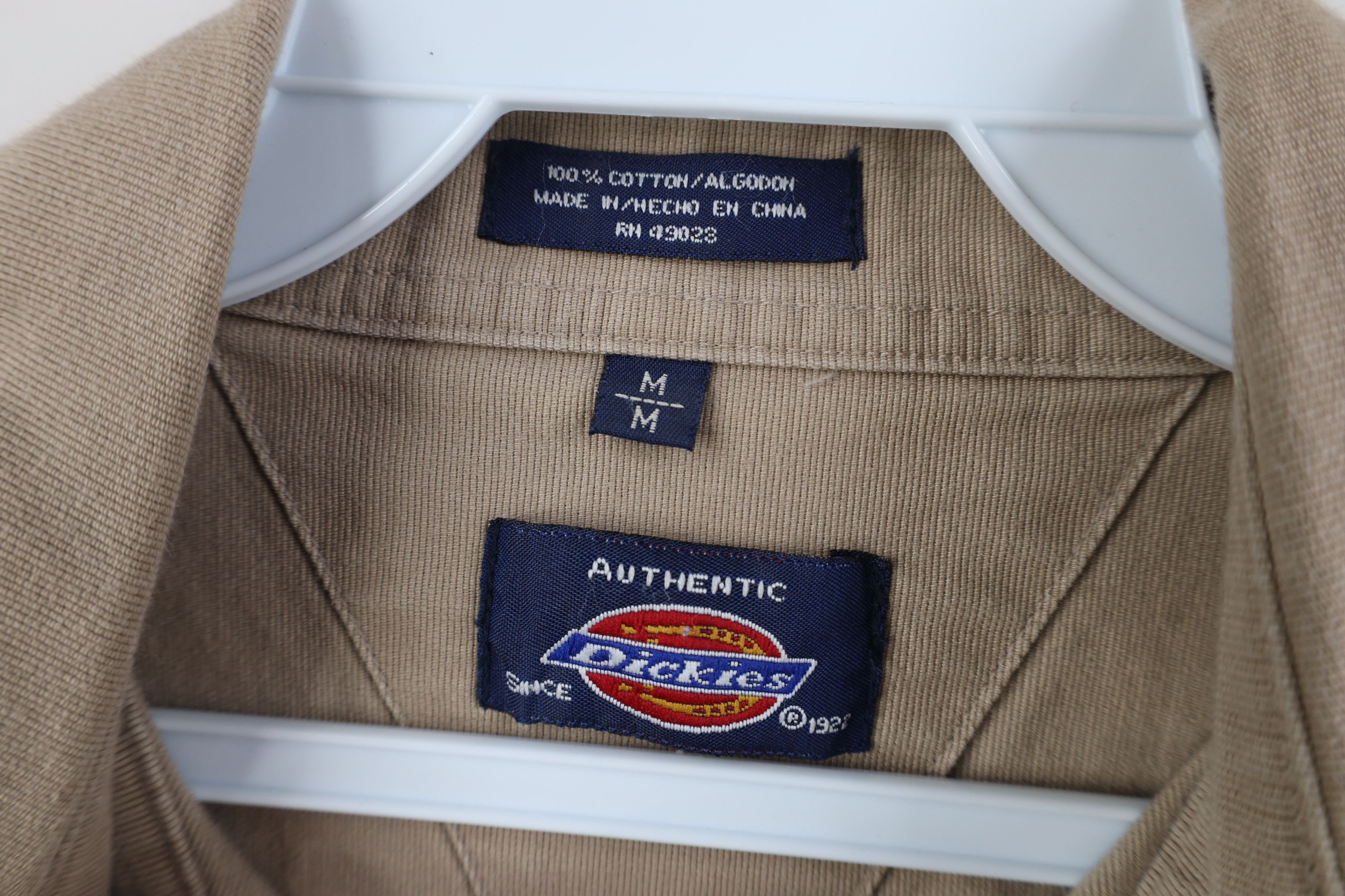 Dickies Vintage Dickies Heavyweight Short Sleeve Button Shirt Brown Size US M / EU 48-50 / 2 - 8 Thumbnail
