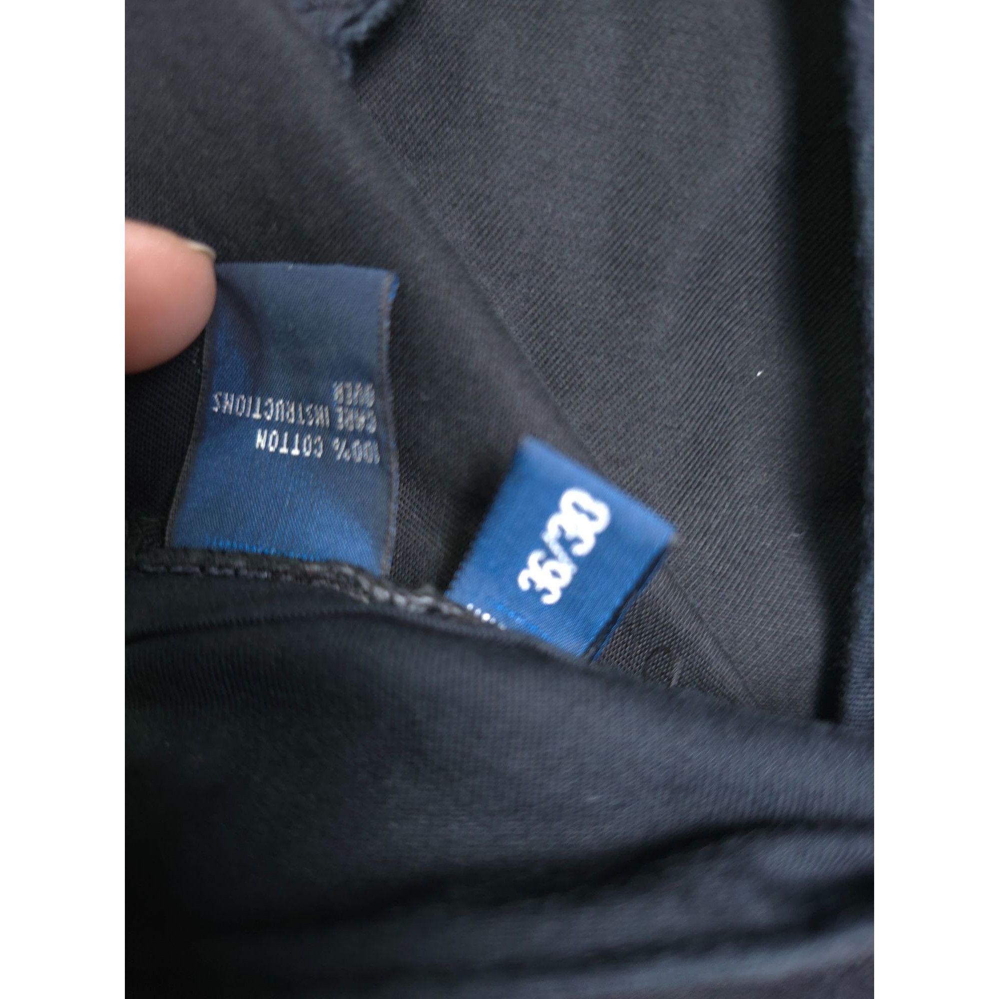 Polo Ralph Lauren Polo By Ralph Lauren Mens Black Cotton Pleated Chino Pants S Size 36R - 6 Thumbnail