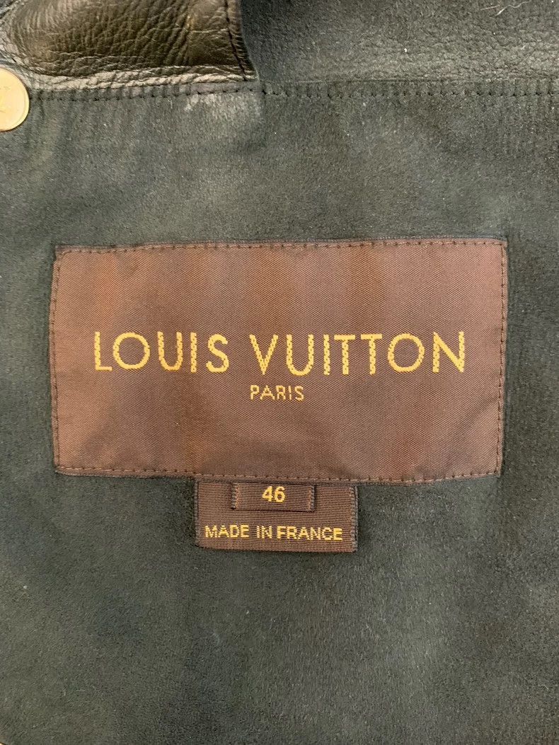 Louis Vuitton Louis Vuitton Classic Black Lambskin Jacket- Size S / US 4 / IT 40 - 5 Thumbnail