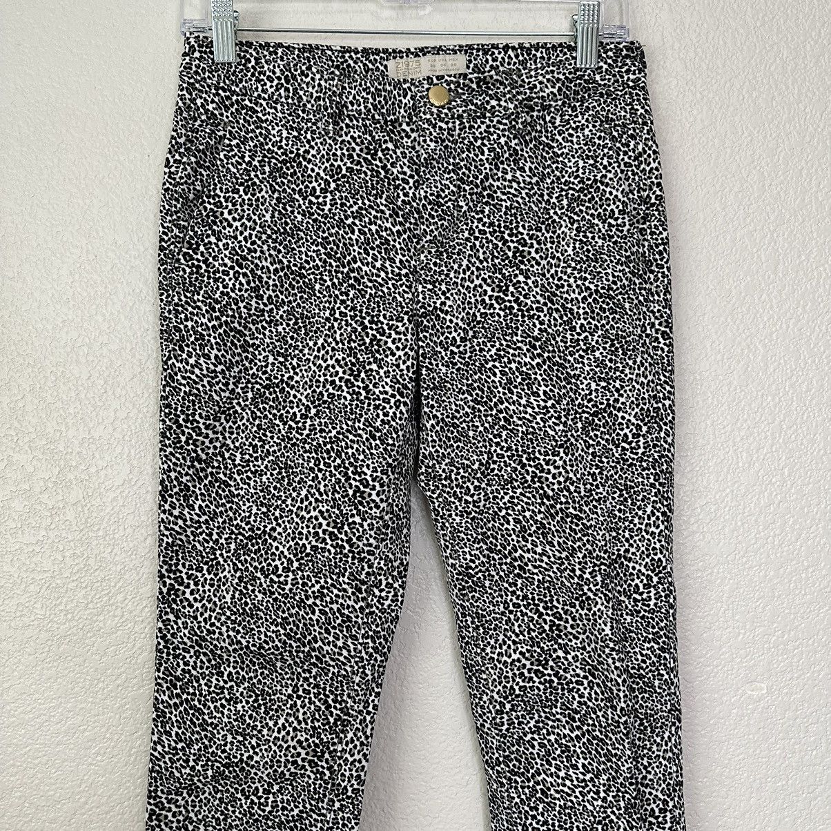 Zara Zara Basic Denim Z1975 Leopard Skinny Jeans Size 27" / US 4 / IT 40 - 2 Thumbnail