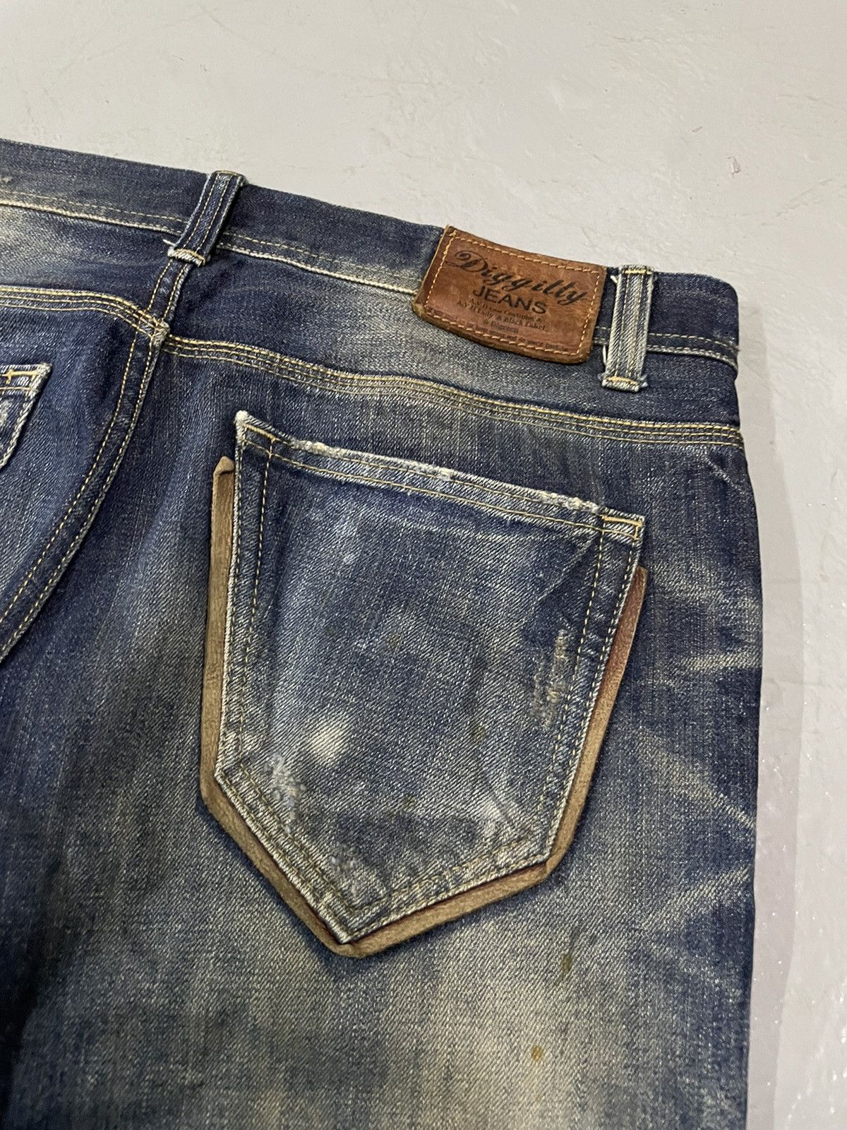 Seditionaries A.V.H Relaxed Fit Jeans Distressed Indigo Size US 36 / EU 52 - 10 Thumbnail