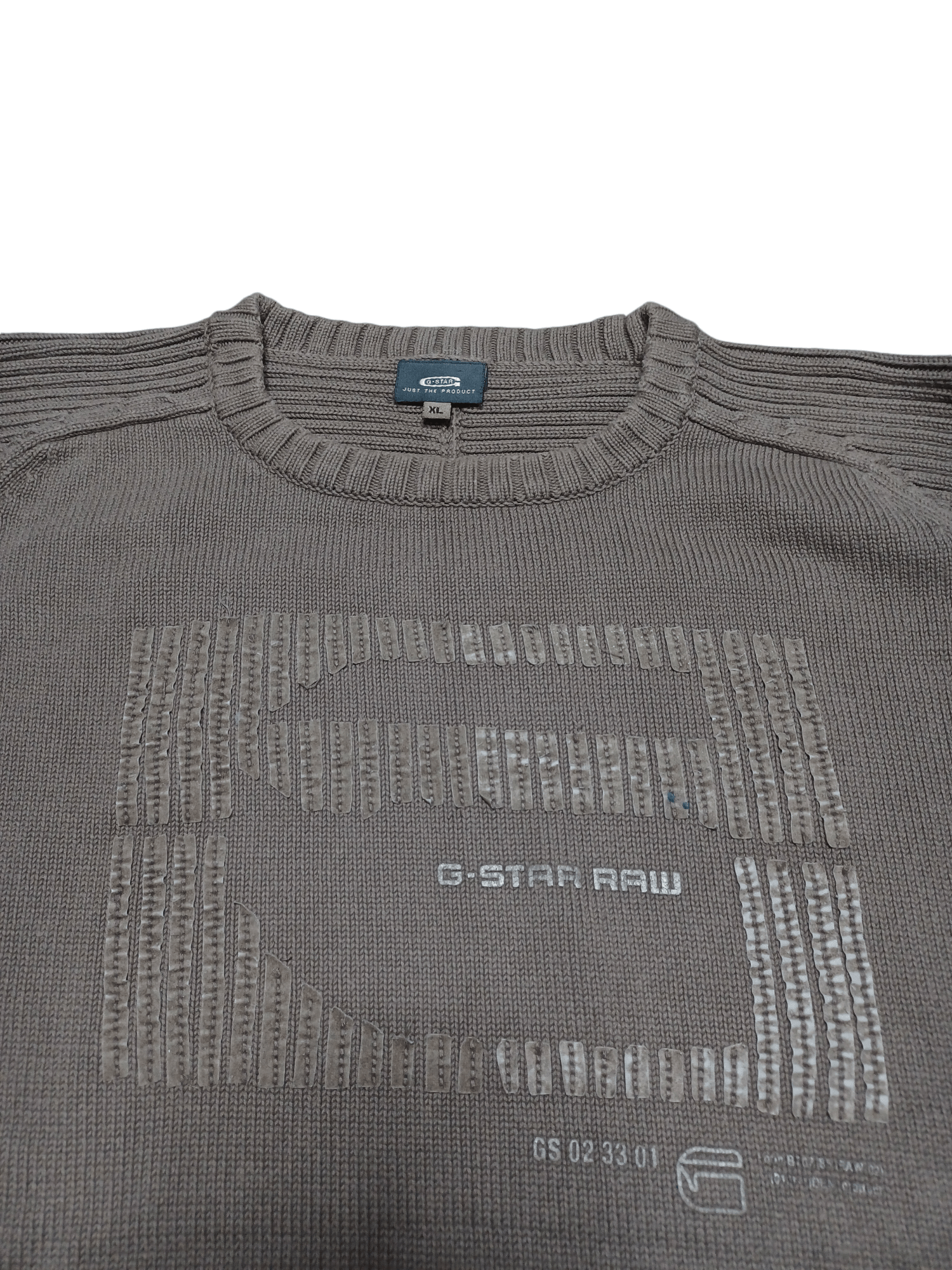 G-Star G STAR RAW VINTAGE BIGLOGO AVANTGARDE KNIT SWEATER Size US XL / EU 56 / 4 - 2 Thumbnail