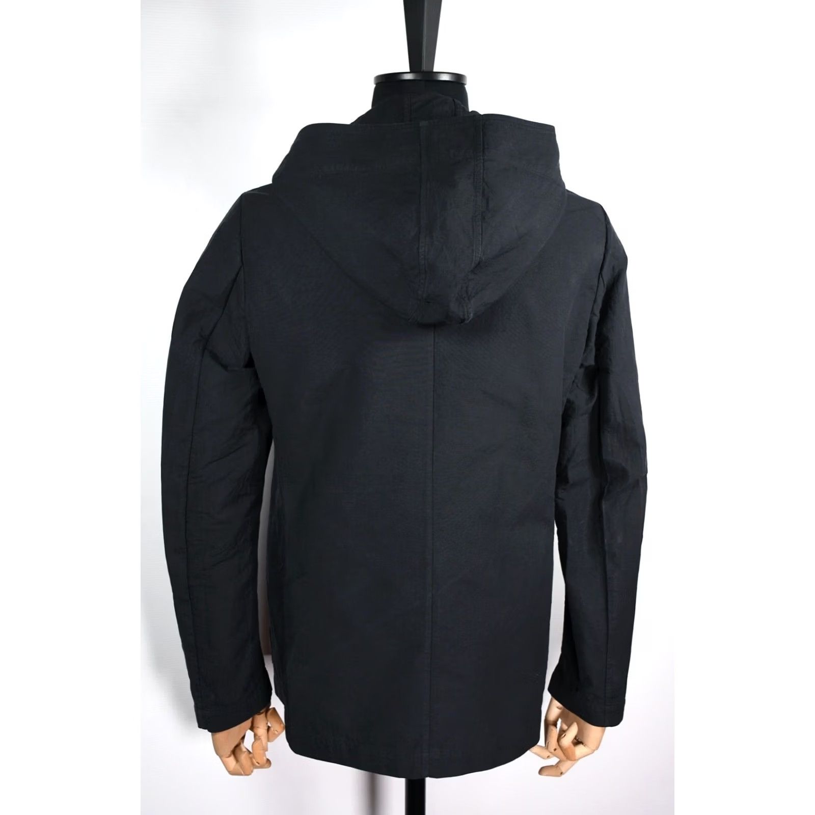 Vintage FORME 3'3204322896 Jacket Men 50 Black Cotton Hooded Zip Casual Made in Italy Size US M / EU 48-50 / 2 - 7 Thumbnail
