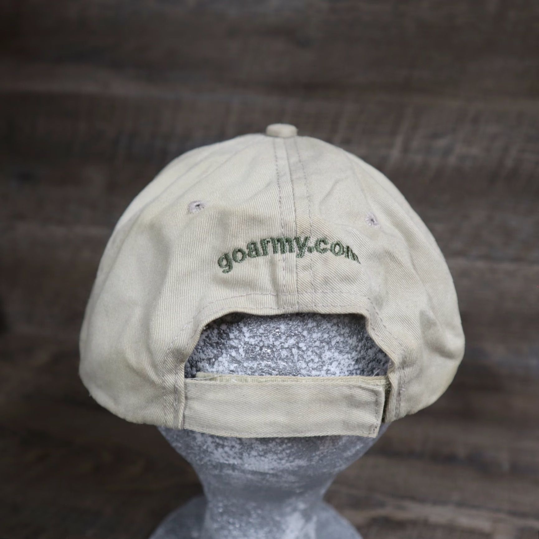 Our Legacy Legacy US Army Logo Embroidered Hat Cap Tan Navy Military Logo Strapback Adjustable Mens Hat Size ONE SIZE - 4 Thumbnail