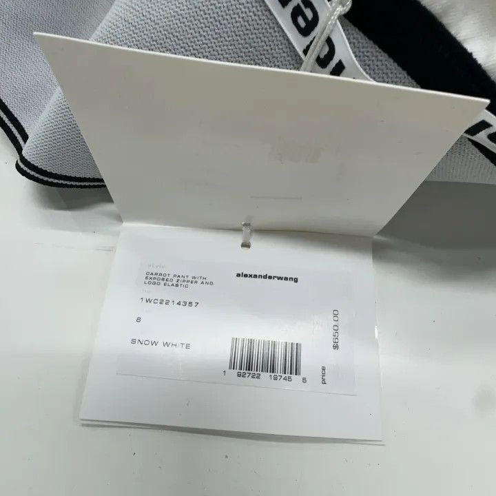 Alexander Wang Alexander Wang FW21 Logo Wide-Leg Trousers - Size 27" / US 4 / IT 40 - 3 Thumbnail