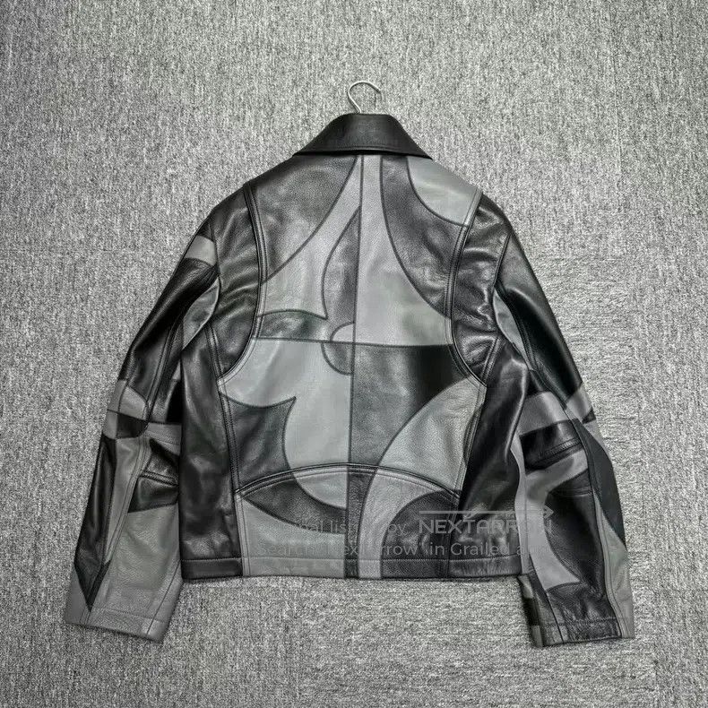 Other Louis Vuitton Three-flower leather patchwork leather jacke Size US S / EU 44-46 / 1 - 2 Thumbnail