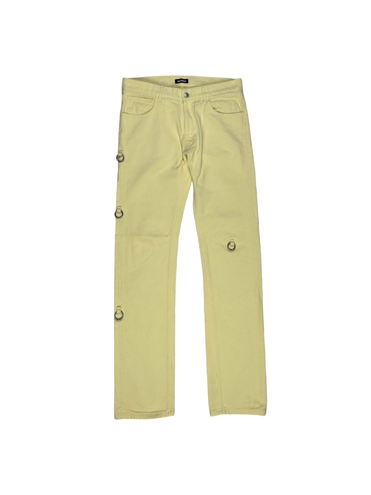 image of Raf Simons Ring Jeans in Yellow, Men's (Size 31)