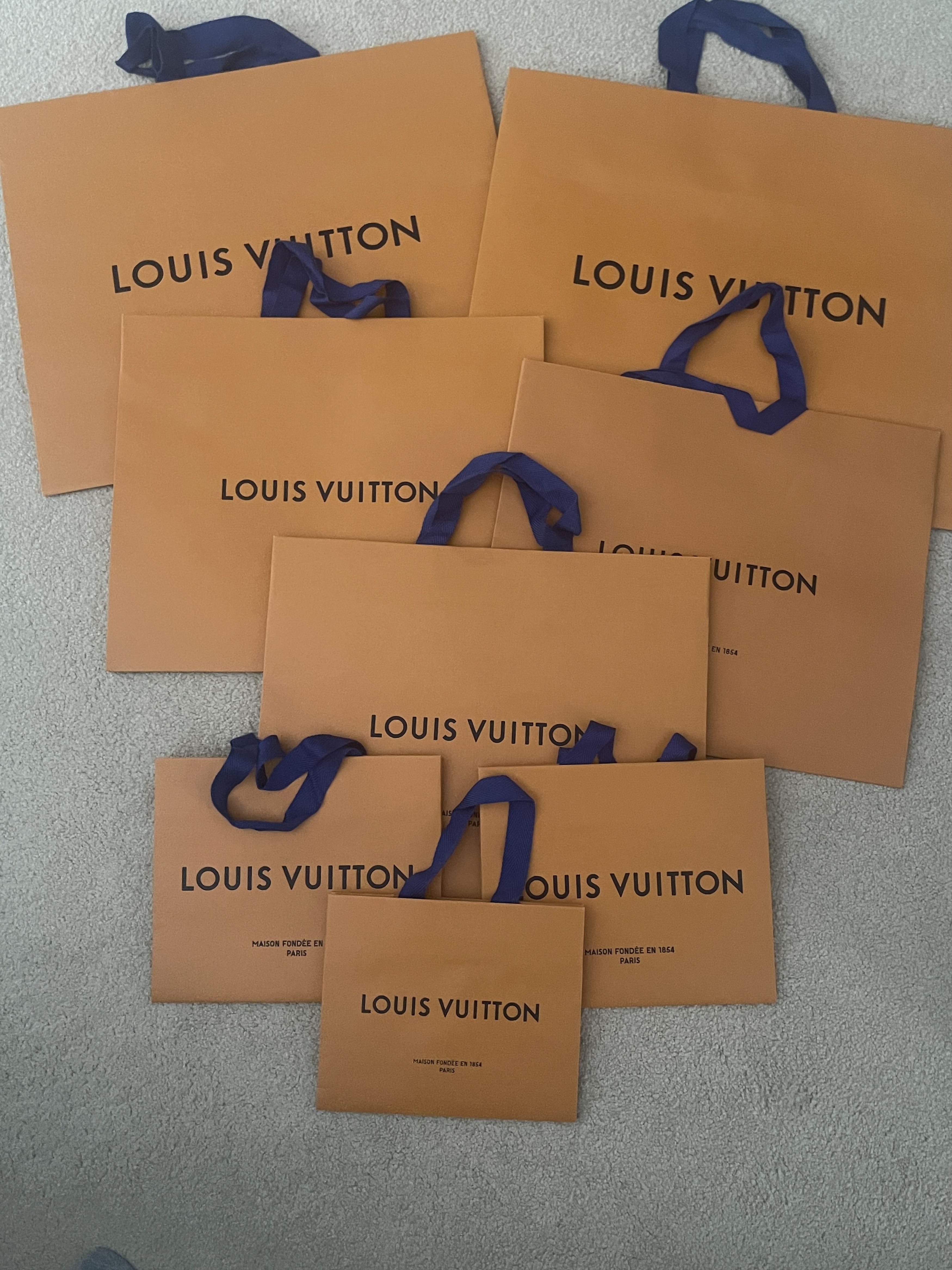 Louis Vuitton Louis Vuitton Orange Shopping Bags - All Sizes Size ONE SIZE - 1 Thumbnail